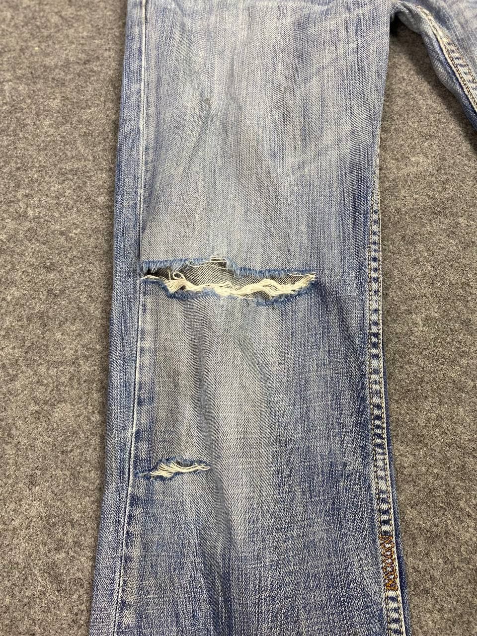Takeo Kikuchi takeo kikuchi japanese distressed denim nice faded design Size US 34 / EU 50 - 10 Thumbnail