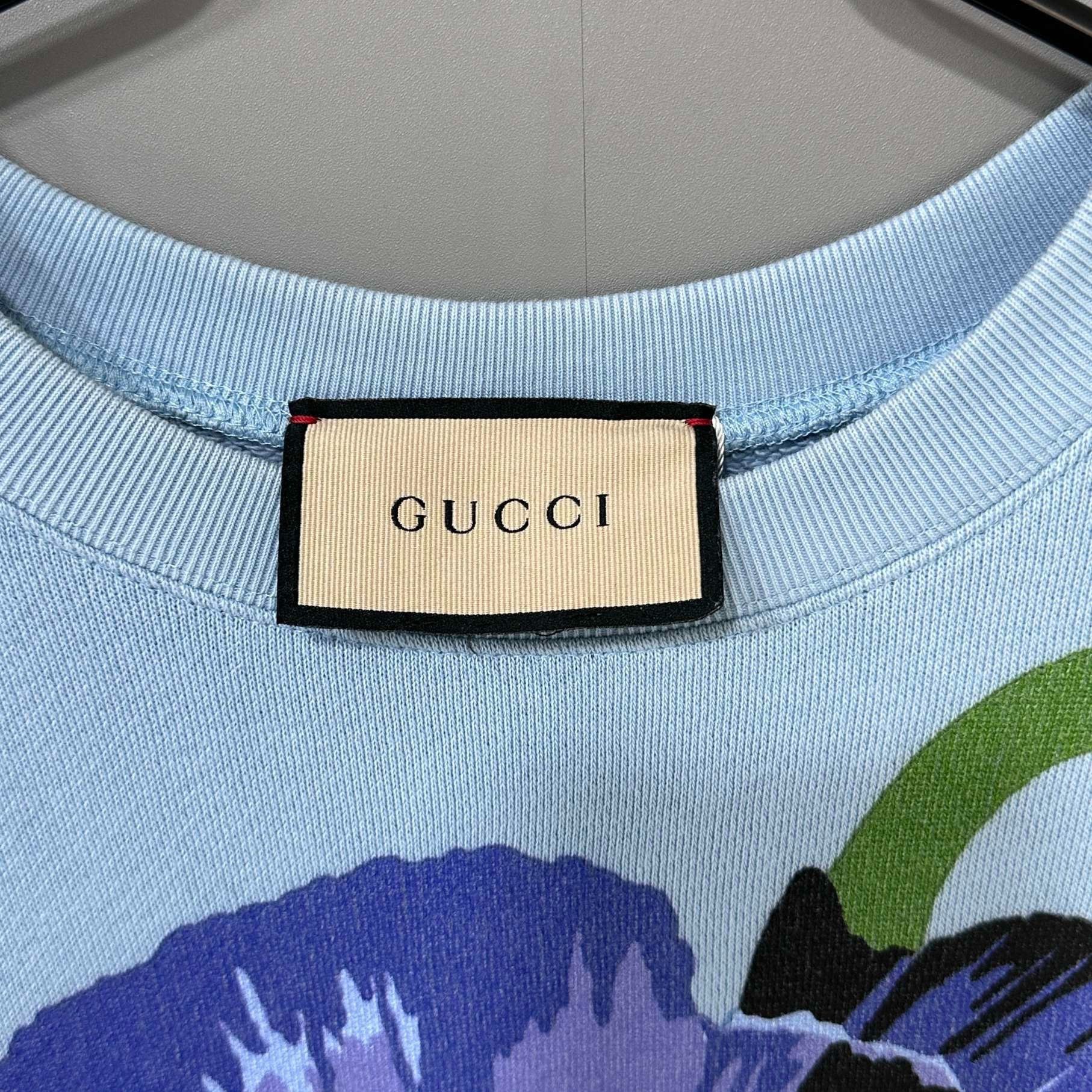 Gucci Gucci blue floral sweatshirt 2501-Nextarrow Size US XXS / EU 40 - 6 Thumbnail