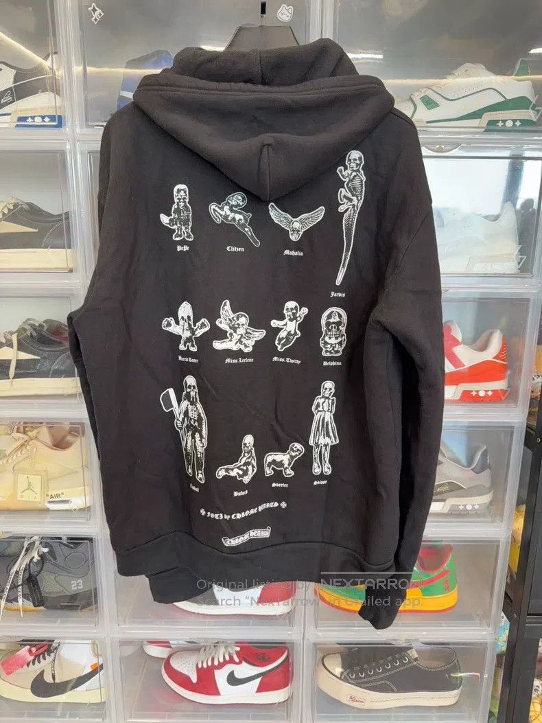 Chrome Hearts CHROME HEARTS Size M Foti family zipper hoodie Size US M / EU 48-50 / 2 - 3 Thumbnail