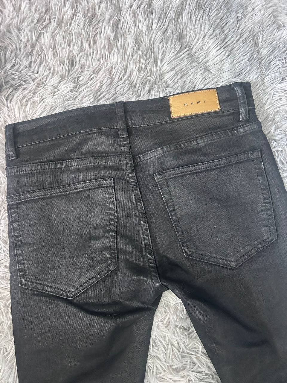 MNML MNML LA Skinny Jeans Waxed Black - Size 28 Size US 28 / EU 44 - 7 Thumbnail