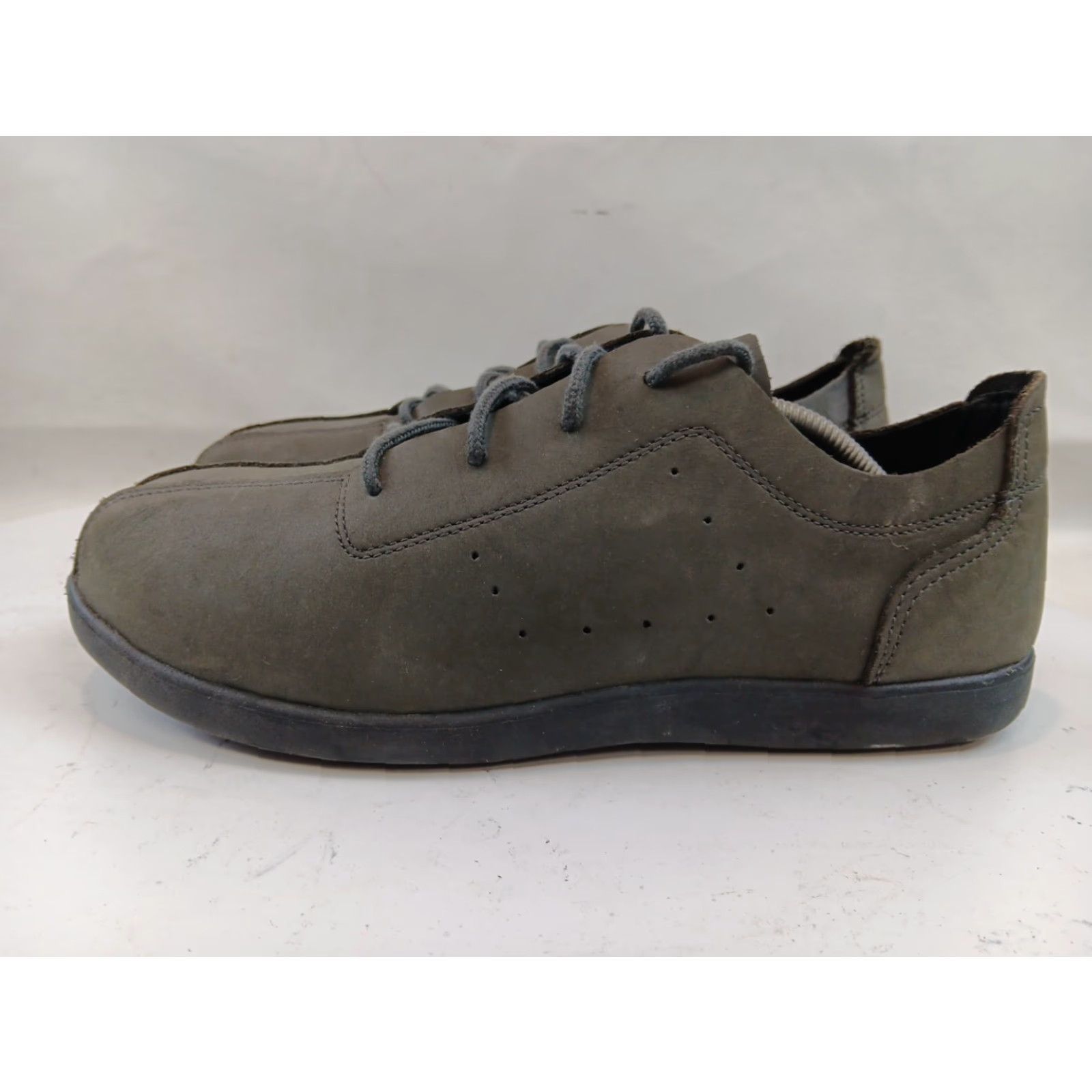 Crocs Crocs Venture Casual Shoe Mens 11M US Green Nubuck Leather Lace Up Comfort Size US 11 / EU 44 - 5 Thumbnail