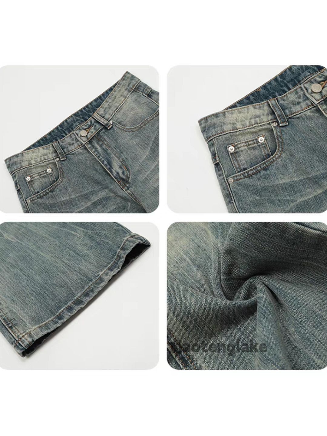 Jean × Vintage washed faded cleanfit skate punk grunge yuppie jeans Size US 34 / EU 50 - 3 Thumbnail