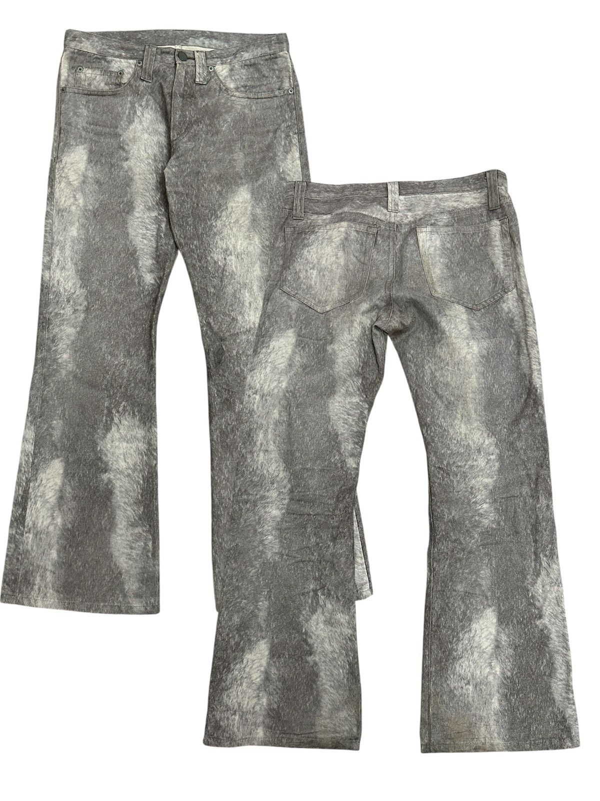 Yoshiyuki Konishi Yoshiyuki Konishi Ficce Uomo Acid Wash Flare Pants Size US 28 / EU 44 - 1 Thumbnail