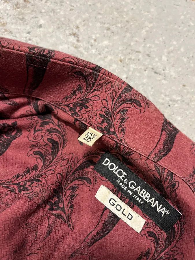 Dolce & Gabbana 2010s Dolce & Gabbana Red & Black Devil Shirt Size US M / EU 48-50 / 2 - 9 Thumbnail