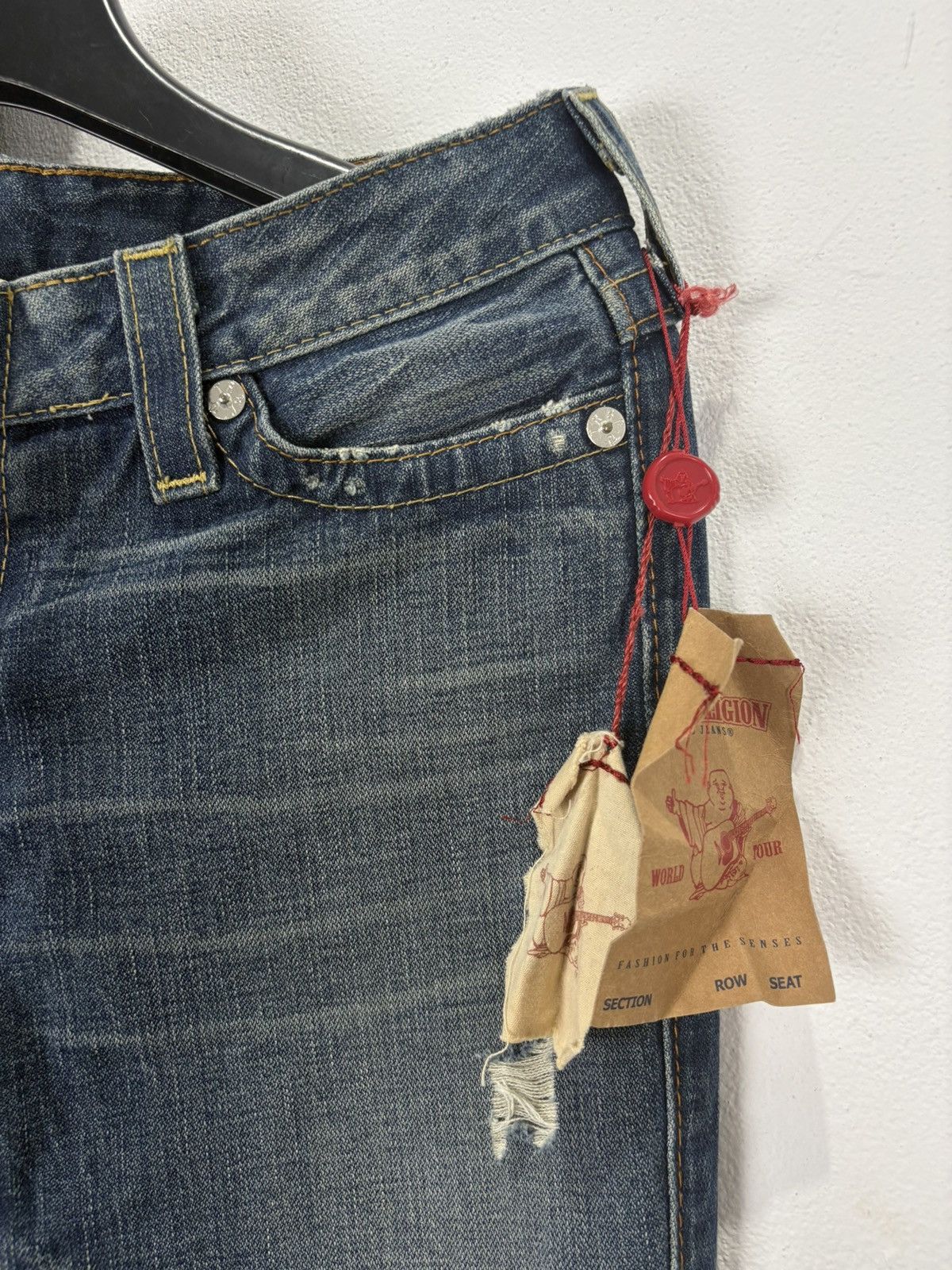 True Religion 💥 Vintage True Religion Brand Jeans 💥 Size 32" / US 10 / IT 46 - 4 Thumbnail