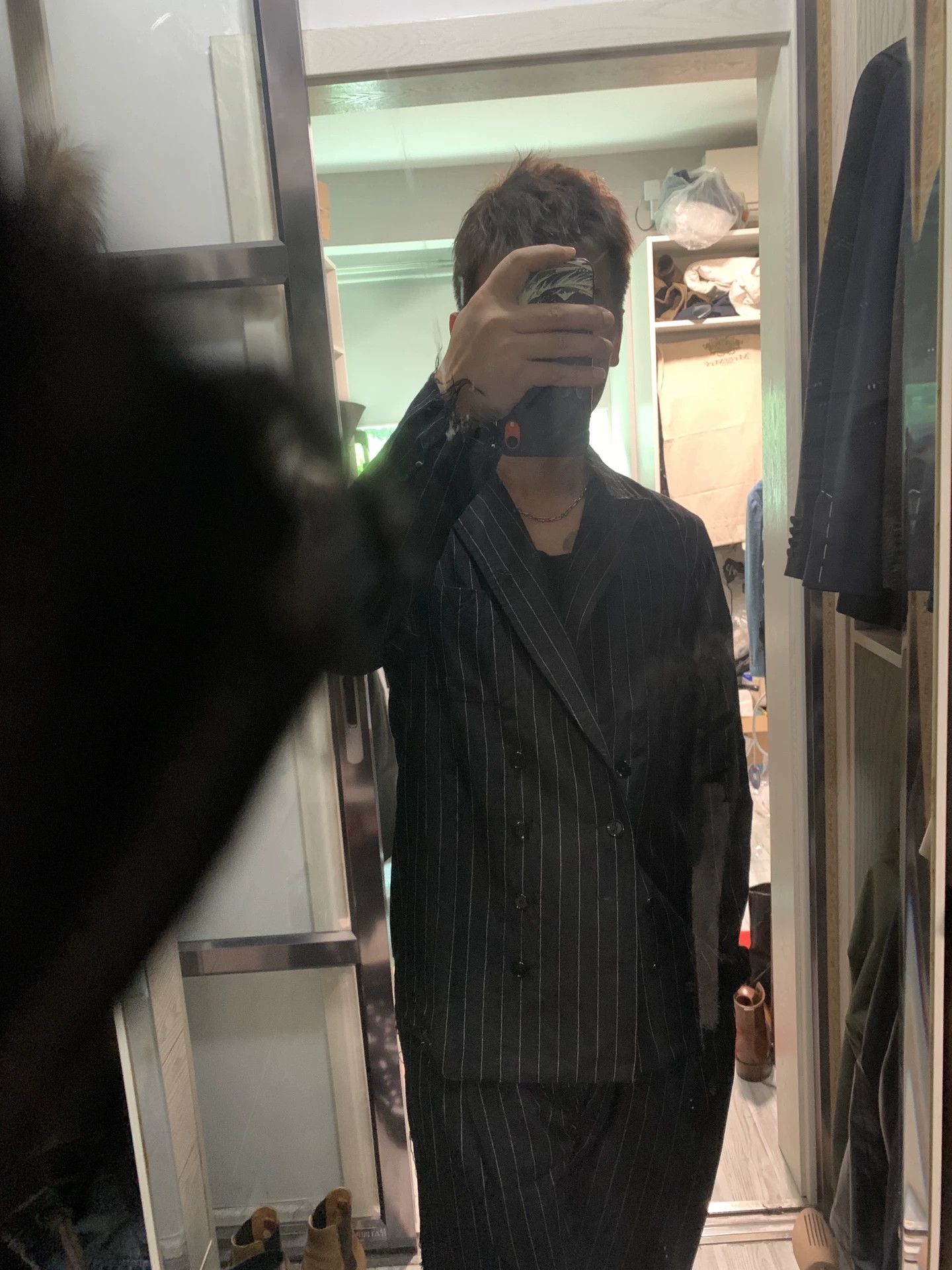 Takahiromiyashita The Soloist. the soloist casual blazer distressed striped 46 Size 46R - 7 Thumbnail