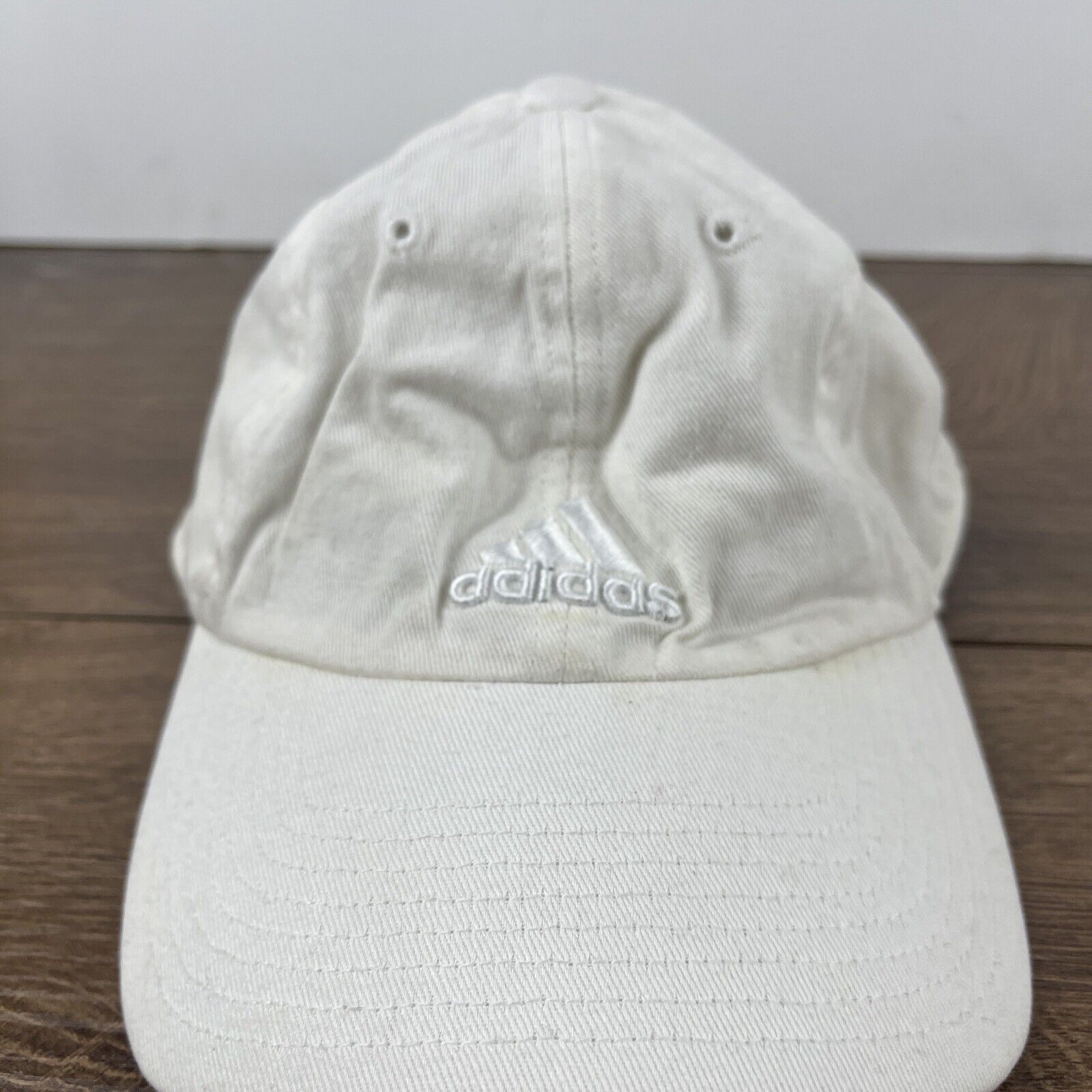 Adidas Adidas White Hat Adidas Athletic Running Hat Adjustable Adul Size ONE SIZE - 4 Thumbnail