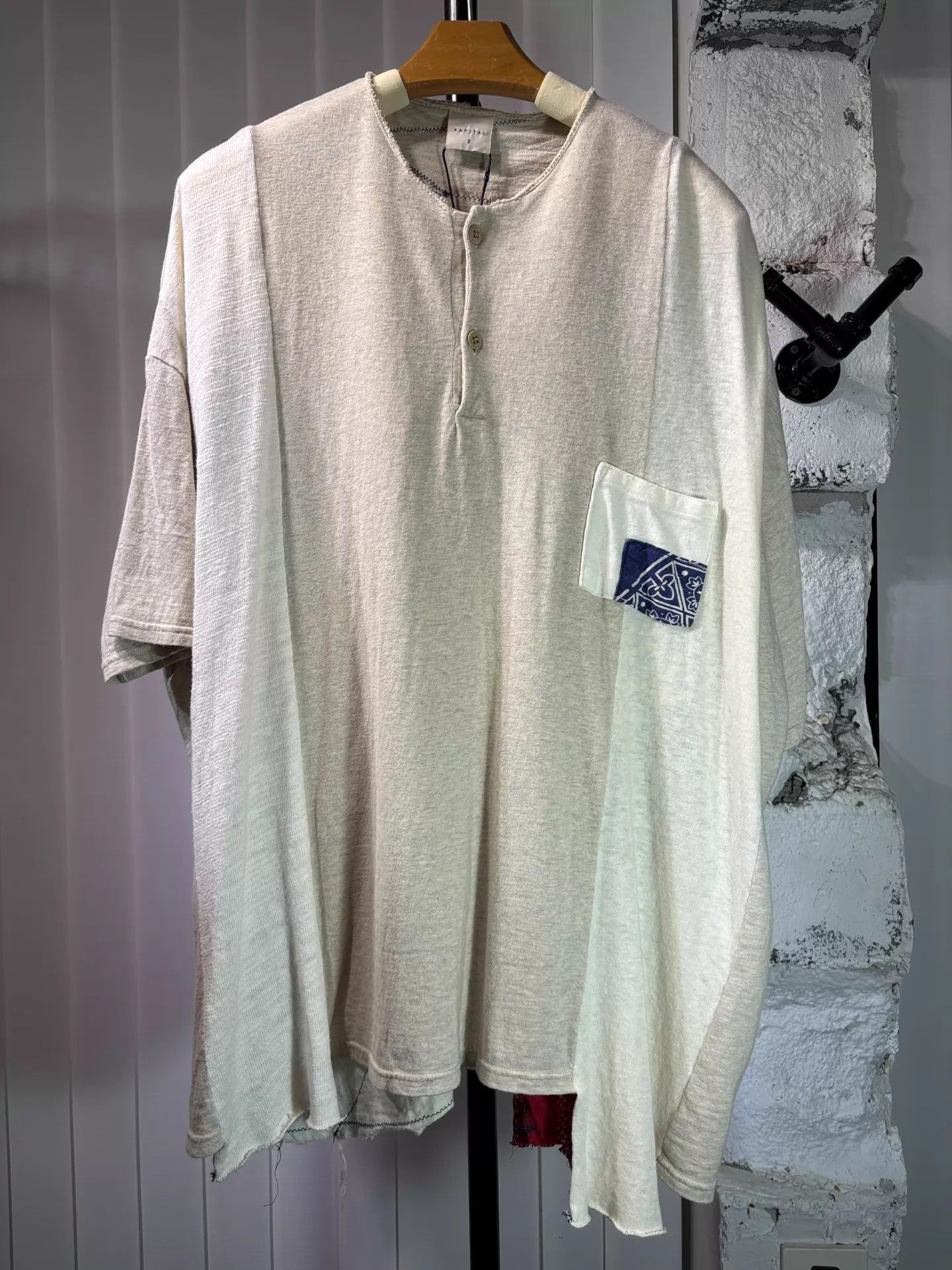 Kapital Kapital 10s Archive Cashew Flower Oversize T-Shirt Size 2 Size US M / EU 48-50 / 2 - 2 Thumbnail