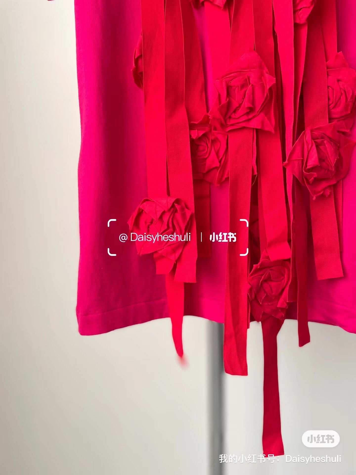 Comme des Garcons CDG Main Line Rose T-shirt Ｑ24 Size S / US 4 / IT 40 - 5 Thumbnail