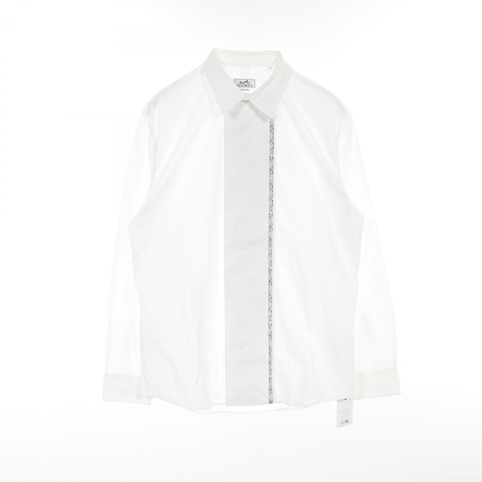 Hermes Hermes Hermes CONTRASTE IMPRIME Cotton Shirt Cotton Dress Shirt Size ONE SIZE - 1 Thumbnail