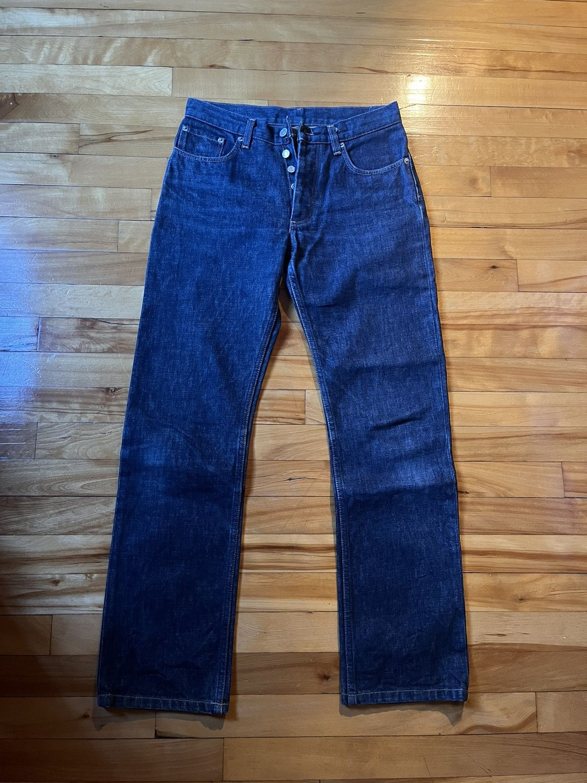 Helmut Lang helmut lang raw italian denim from ‘89 Size US 26 / EU 42 - 2 Thumbnail