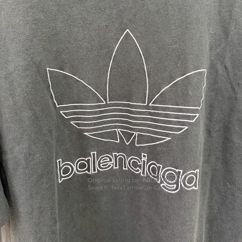 Balenciaga Balenciaga Brand Logo Letter Print Round Neck Short Sleeve Size US M / EU 48-50 / 2 - 5 Thumbnail