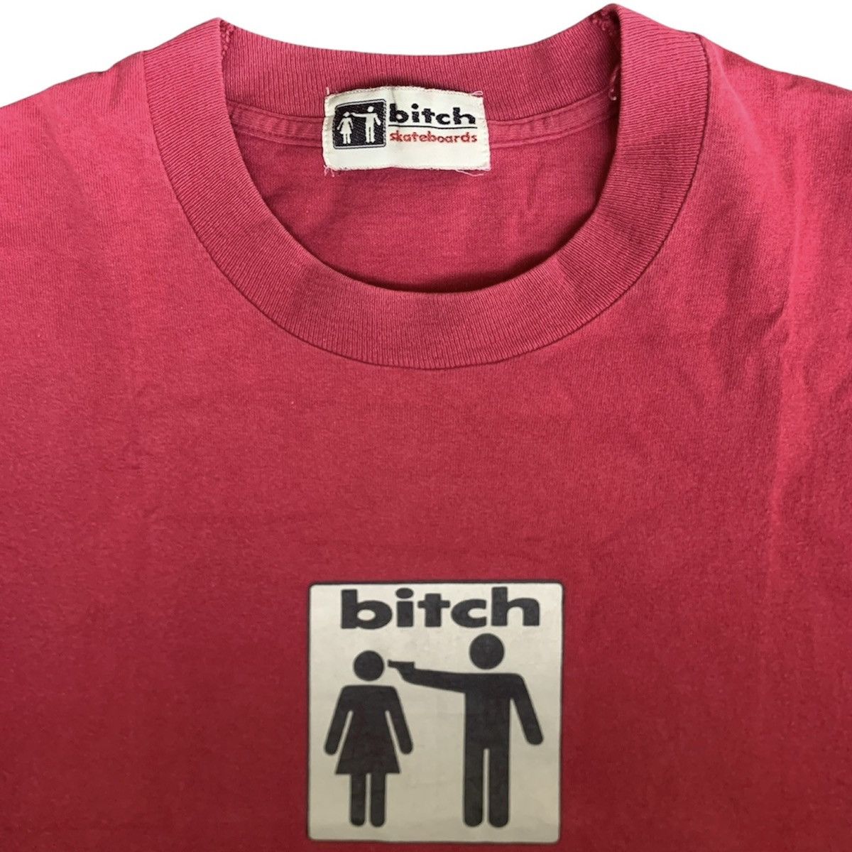 Streetwear × Vintage Vintage 90s BITCH SKATEBOARDS Big Logo