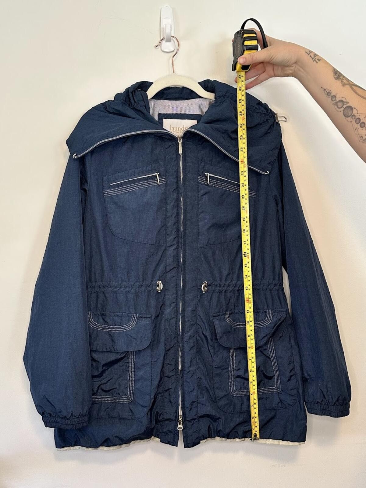Other Laundry by Shelli Segal Lightweight Rain Jacket - Sz. L Size L / US 10 / IT 46 - 6 Thumbnail