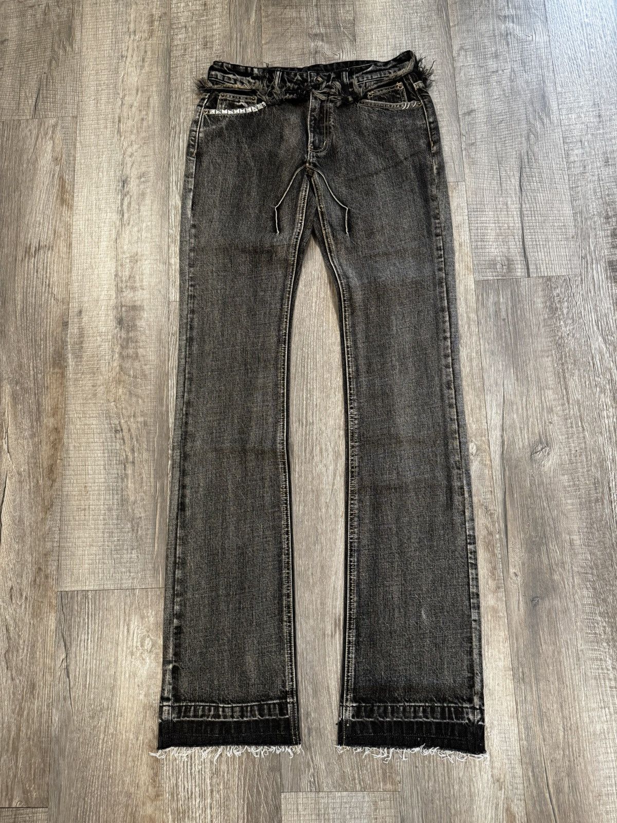 Other H. Naoto Anarchyism Crust Patchwork Waxed Bondage Pants