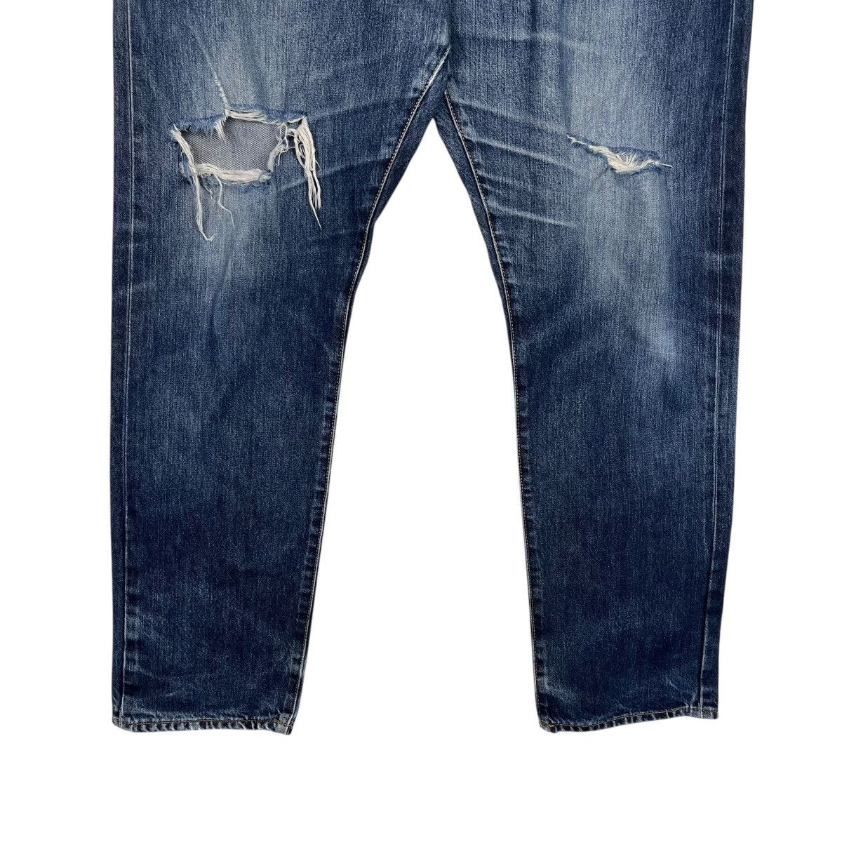 Gap Vintage Gap Distressed Selvedge Redline Denim Jeans Size US 38 / EU 54 - 3 Thumbnail