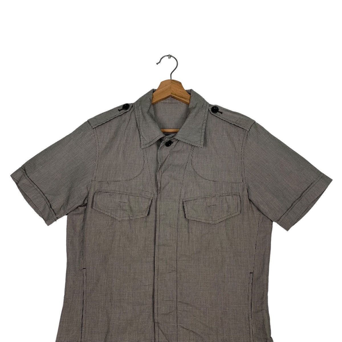 Paul Smith PAUL SMITH Mini Checked Button Shirt #0500-C23 Size US M / EU 48-50 / 2 - 2 Thumbnail