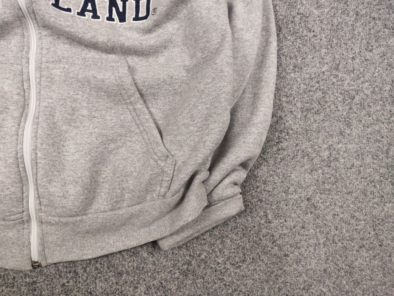 Vintage Vintage London England Embroidered logo Gray Zip Hoodie Y2K Size US S / EU 44-46 / 1 - 7 Thumbnail