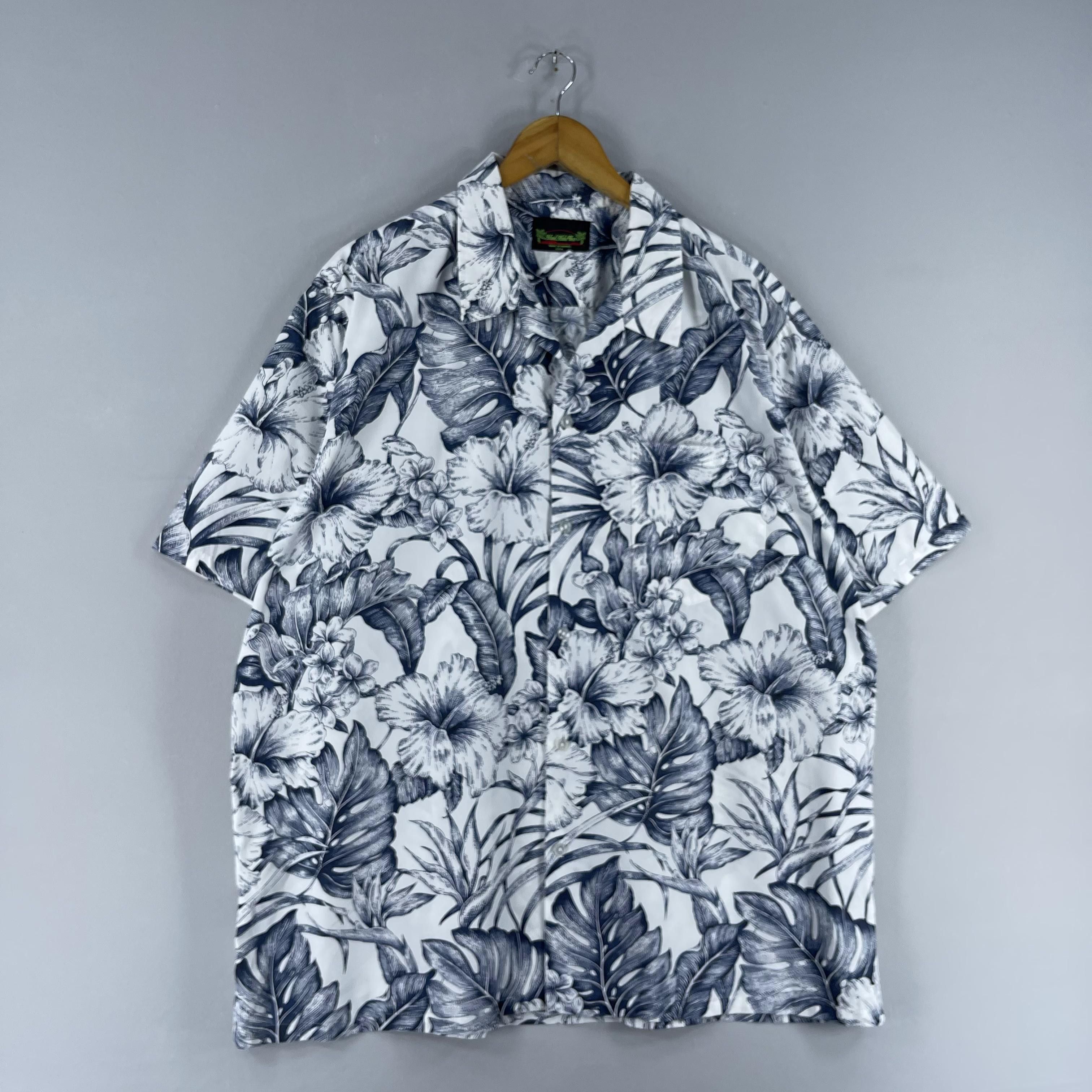 Vintage Vintage Aloha Tropical Floral Abstract Hibiscus Hawaii Shirt Size US XL / EU 56 / 4 - 4 Thumbnail