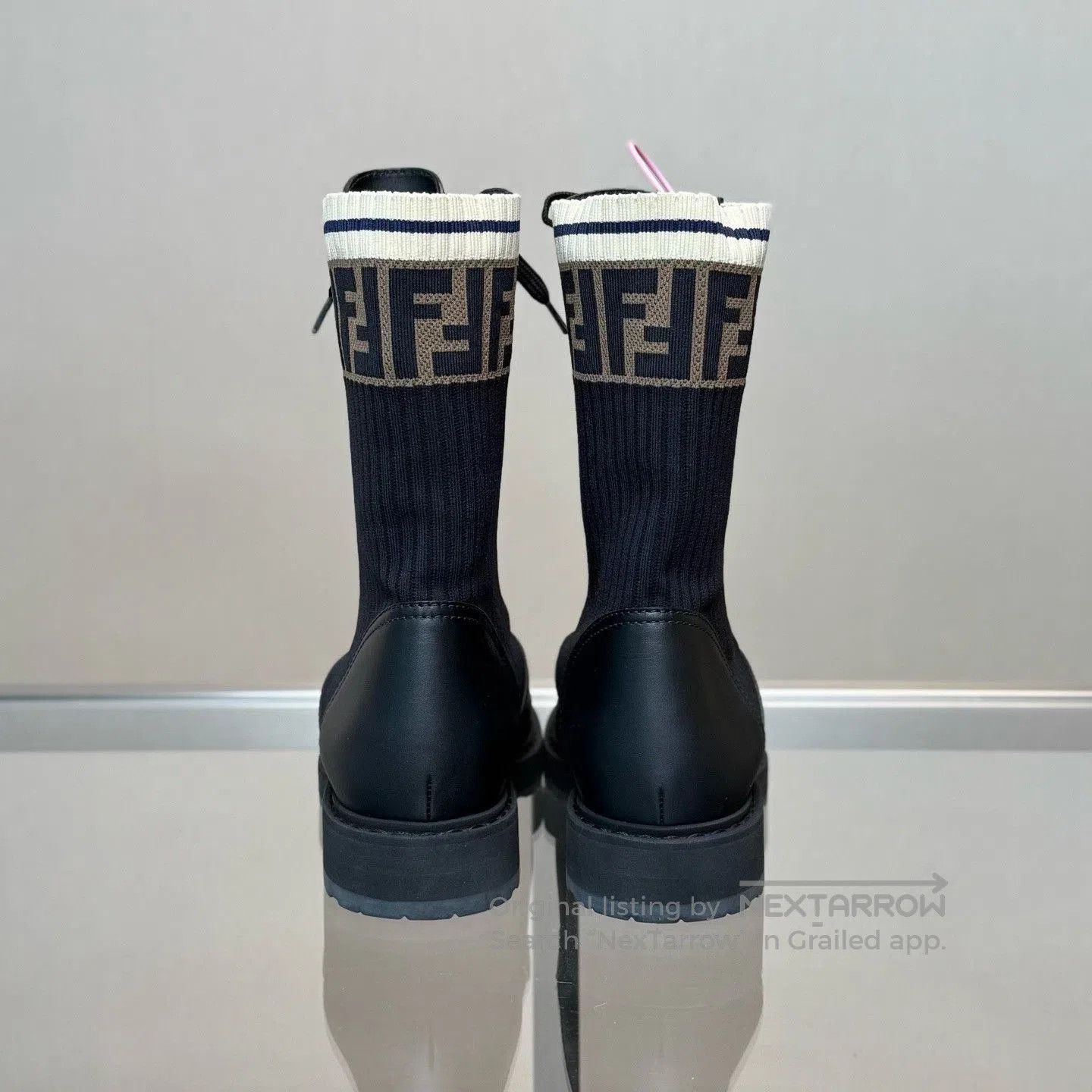Fendi FENDI Rockoko Monogram Martin Boots. Size US 6 / IT 36 - 4 Thumbnail