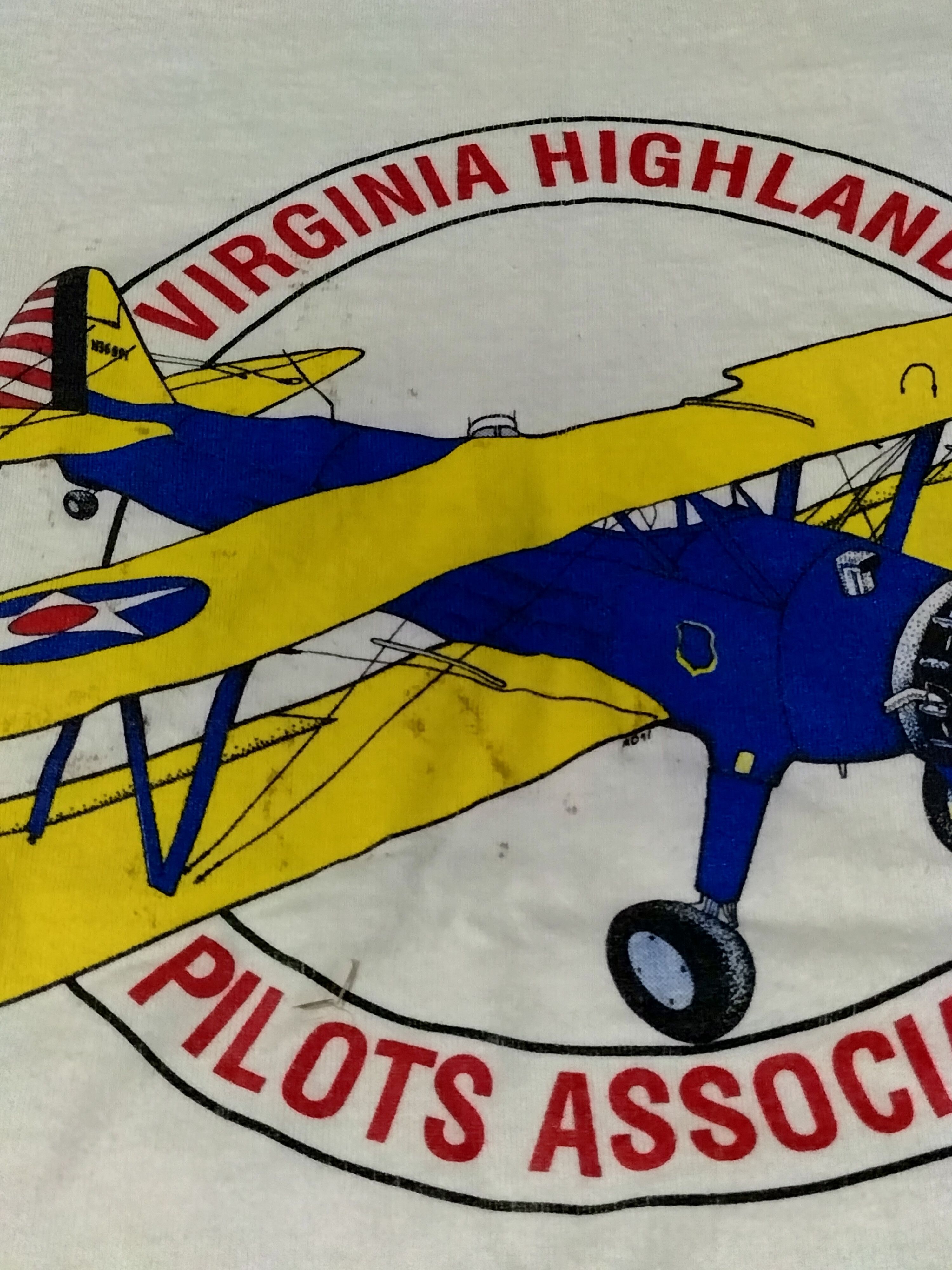 Vintage Vintage Virginia Highlands Pilots Associates 80s Size US XL / EU 56 / 4 - 4 Thumbnail