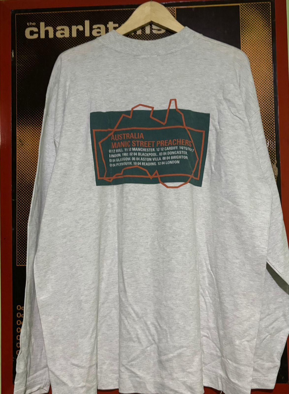 Band Tees Vintage Manic Street Preachers Australian Tour Longsleeve Size US XL / EU 56 / 4 - 2 Thumbnail
