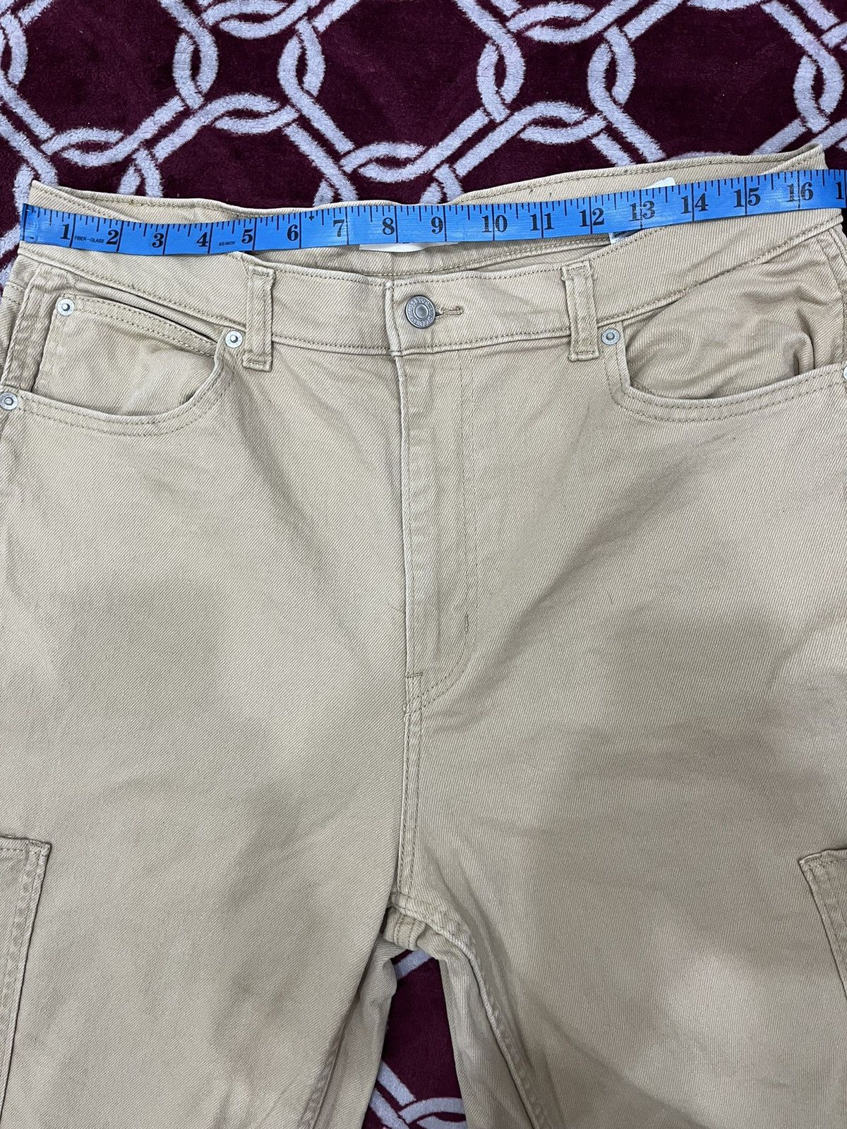 Levi's Levis High Waisted Wide Leg Crop Denim Size 33" - 20 Thumbnail