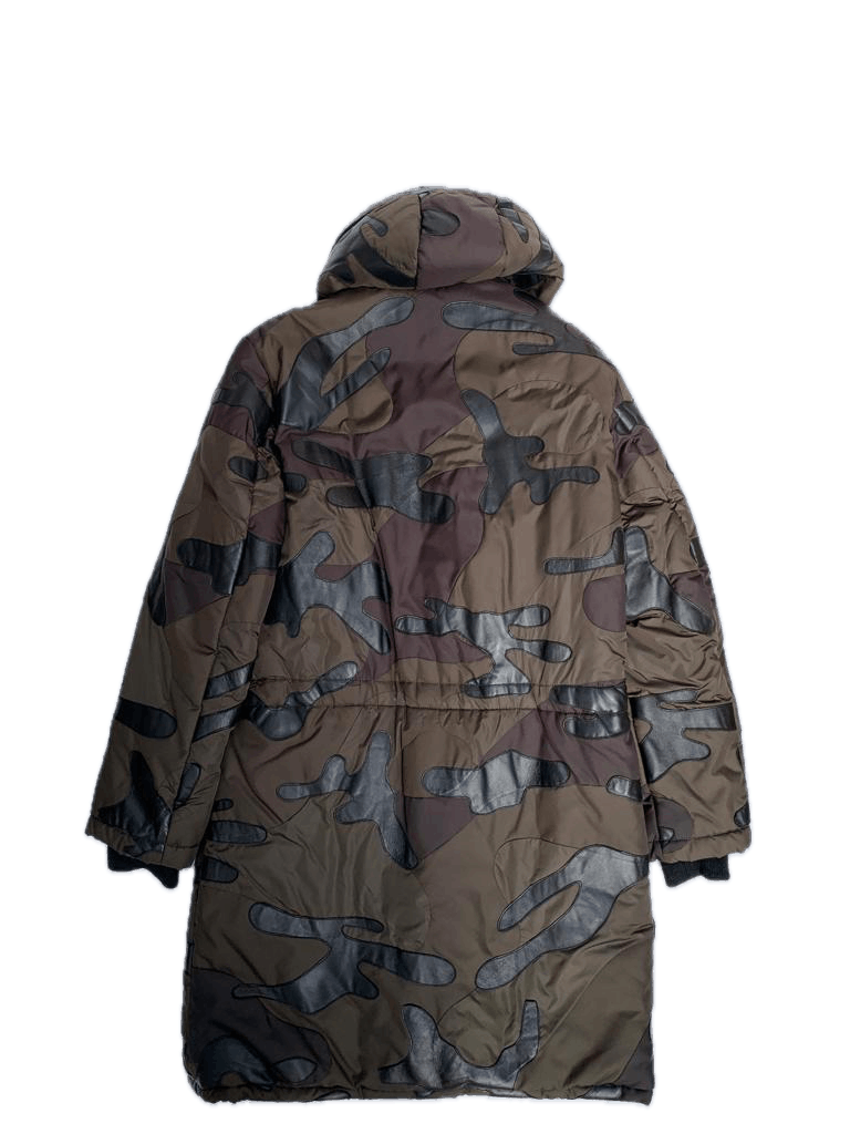 Dolce & Gabbana Dolce & Gabbana Runway Camo Lambskin Leather Parka Jacket Size US L / EU 52-54 / 3 - 2 Thumbnail