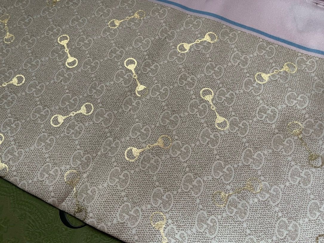 Gucci Silk scarf Size ONE SIZE - 5 Thumbnail