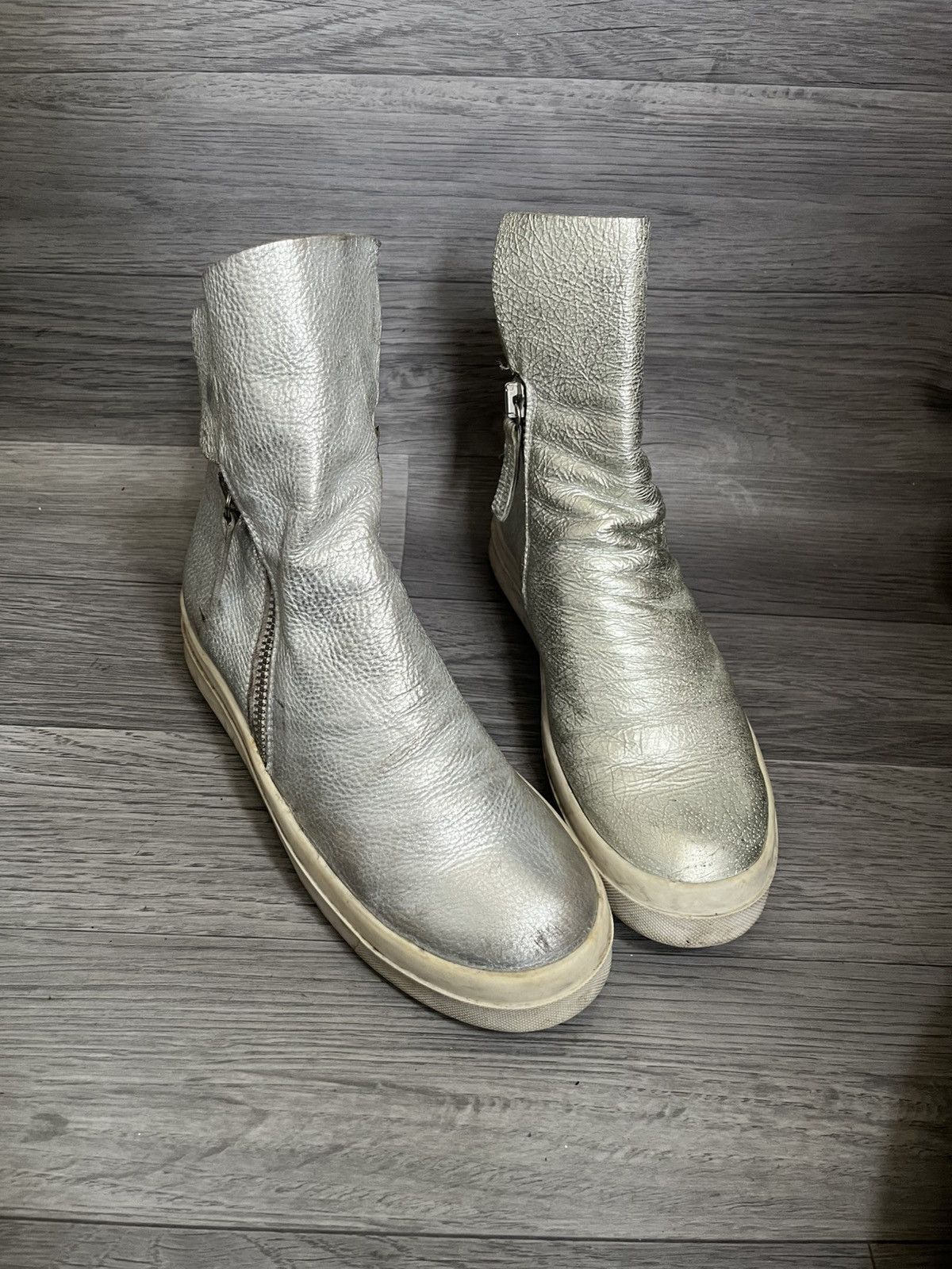 Cinzia Araia Cinza araia ,rick owens,drkshw style zipper shoes sz38 Size US 5 / EU 37 - 7 Thumbnail
