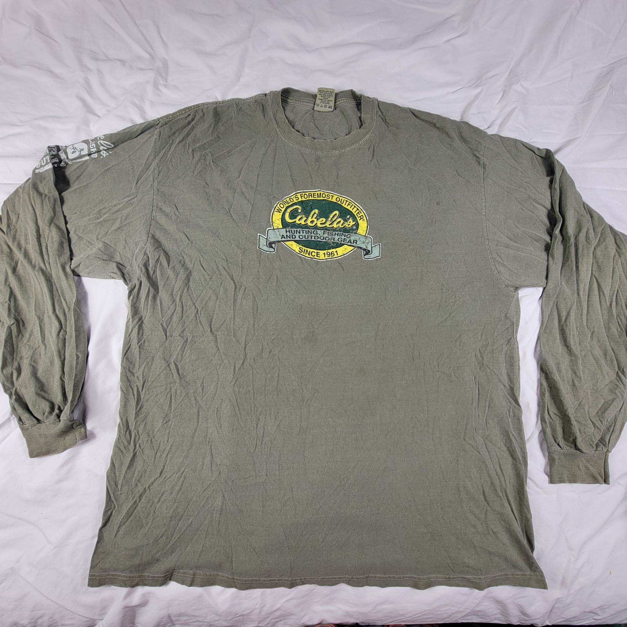Cabelas Cabelas Long Sleeve Graphic T Shirt Mens XL Hunting Fishing Size US XL / EU 56 / 4 - 1 Thumbnail