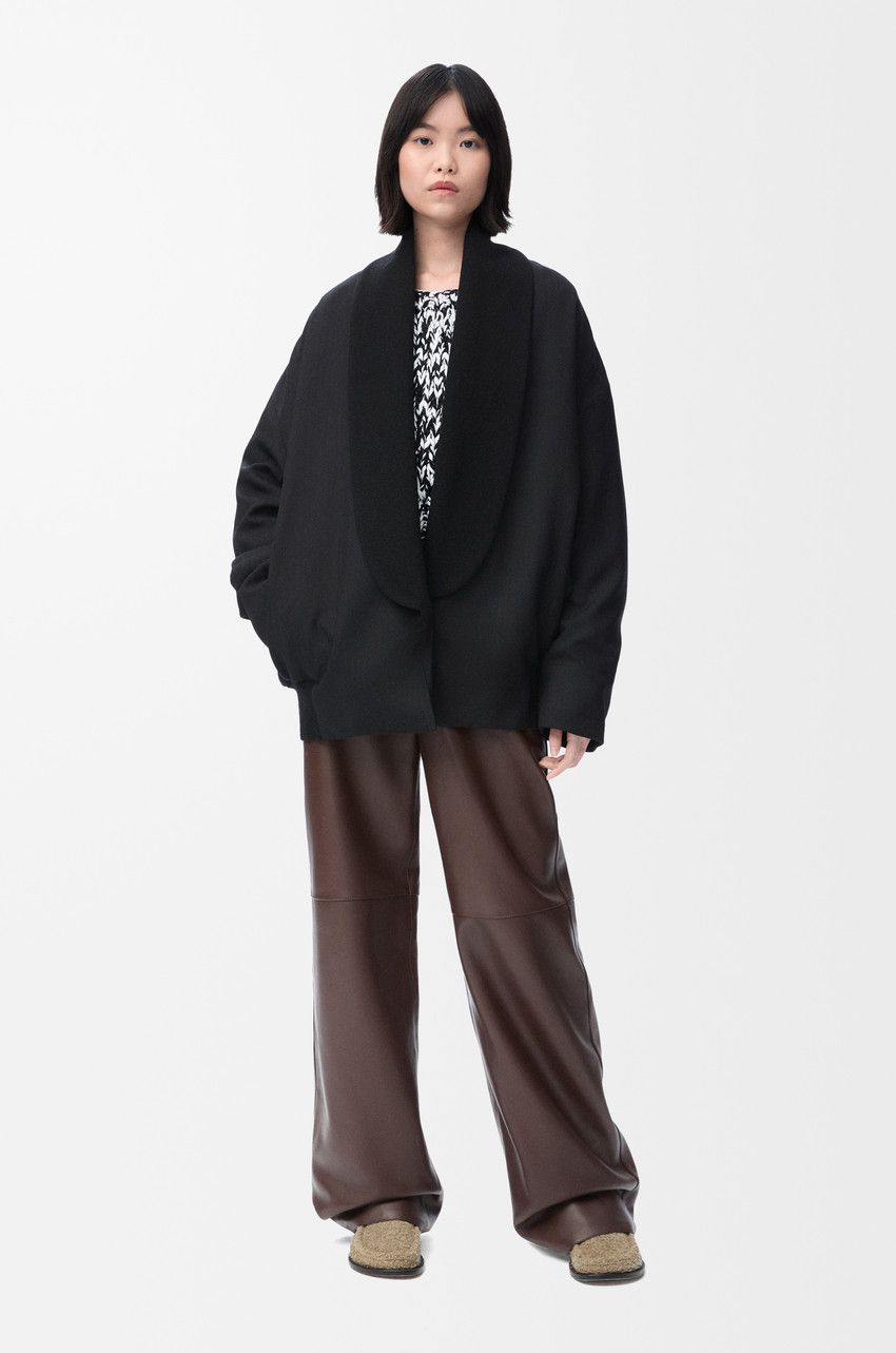 Loewe o1loc1c0525 Jacket in Wool in Black Size S / US 4 / IT 40 - 2 Thumbnail