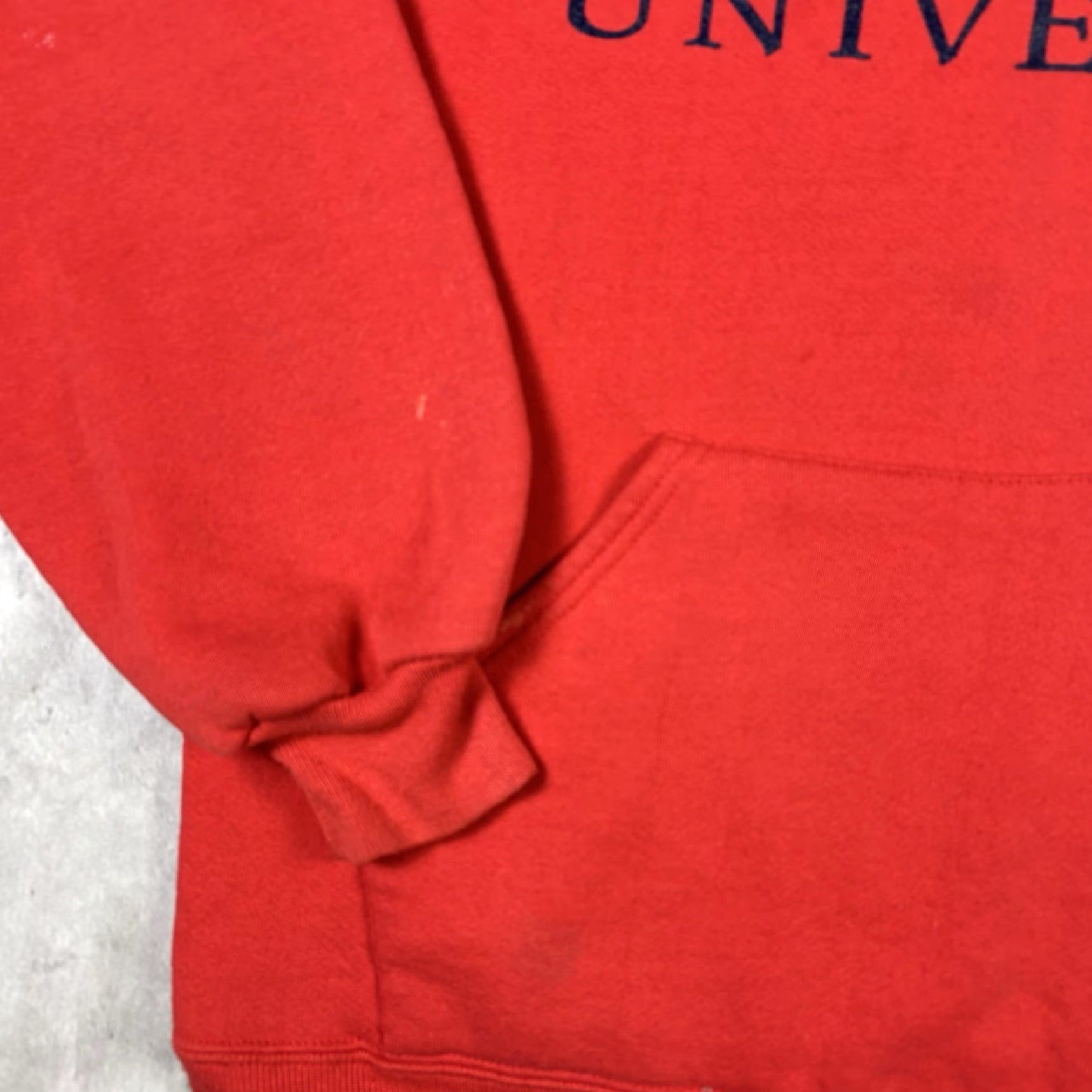 Russell Athletic VINTAGE 90s Russell Athletic Red Hoodie Mens L Graphic Print Pullover Heavyweight Logo 90s Size US L / EU 52-54 / 3 - 7 Thumbnail