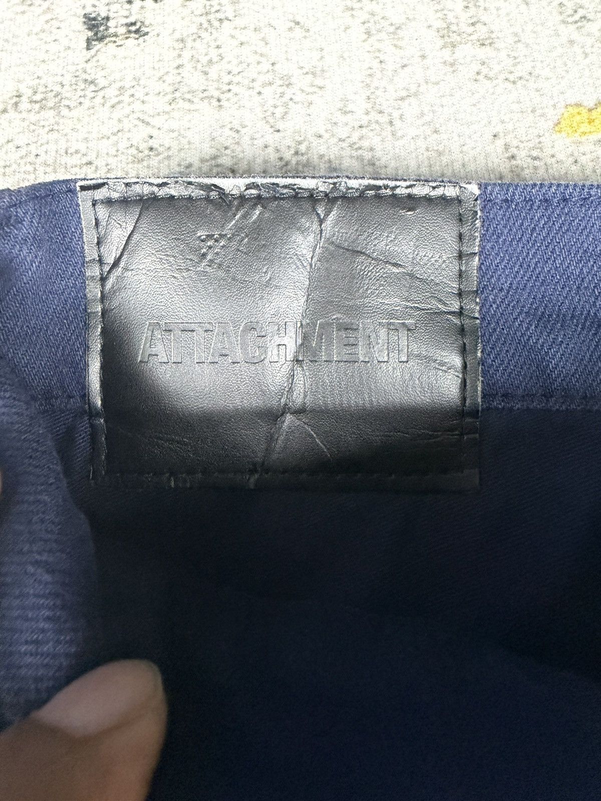 Attachment Attachment By Kazuyuki Kumagai-Navy Denim Straight Jeans Size US 30 / EU 46 - 9 Thumbnail