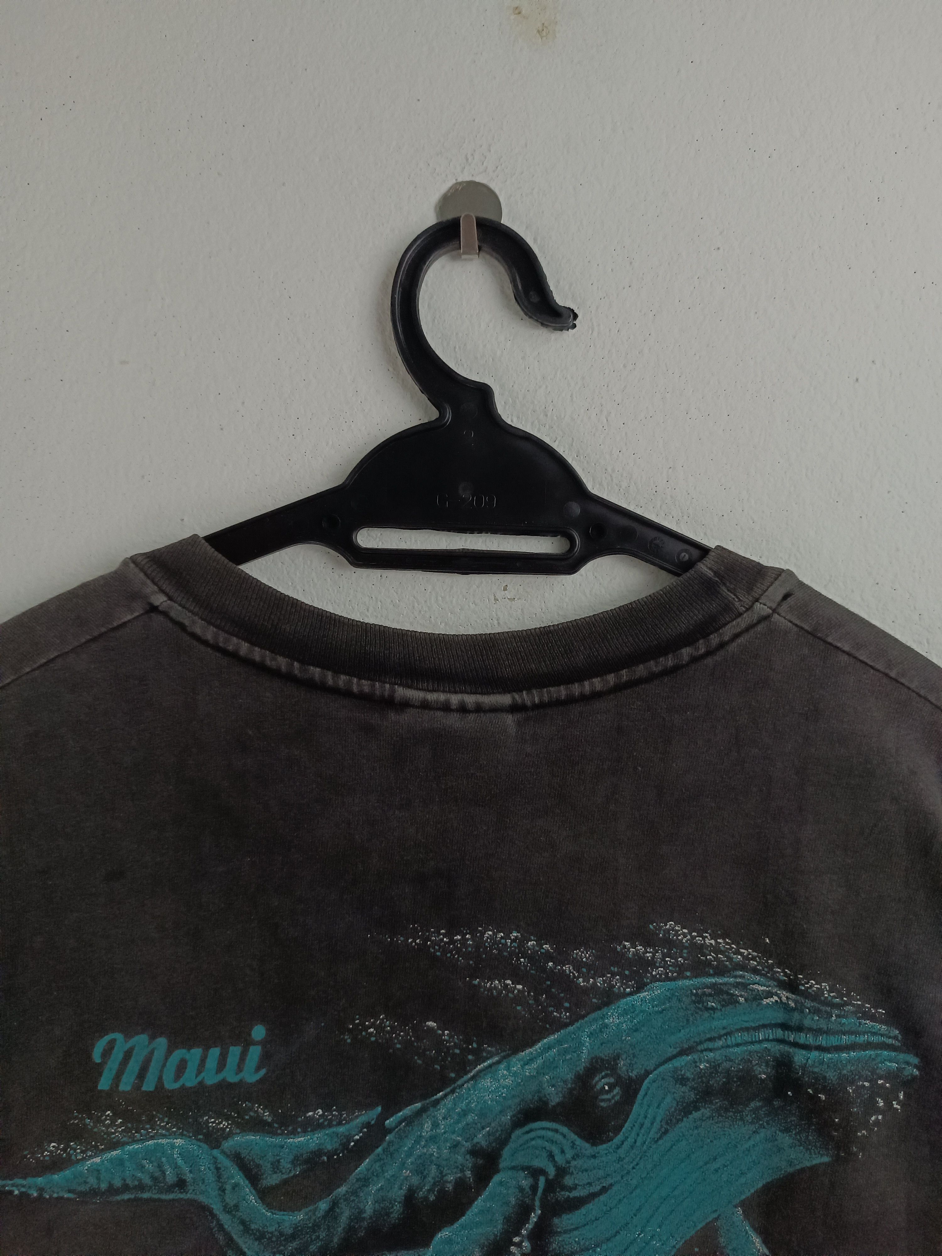 Vintage FADED VINTAGE 90'S MAUI WHALE ISLAND GIANT HAWAII GUAM TEE Size US M / EU 48-50 / 2 - 11 Thumbnail