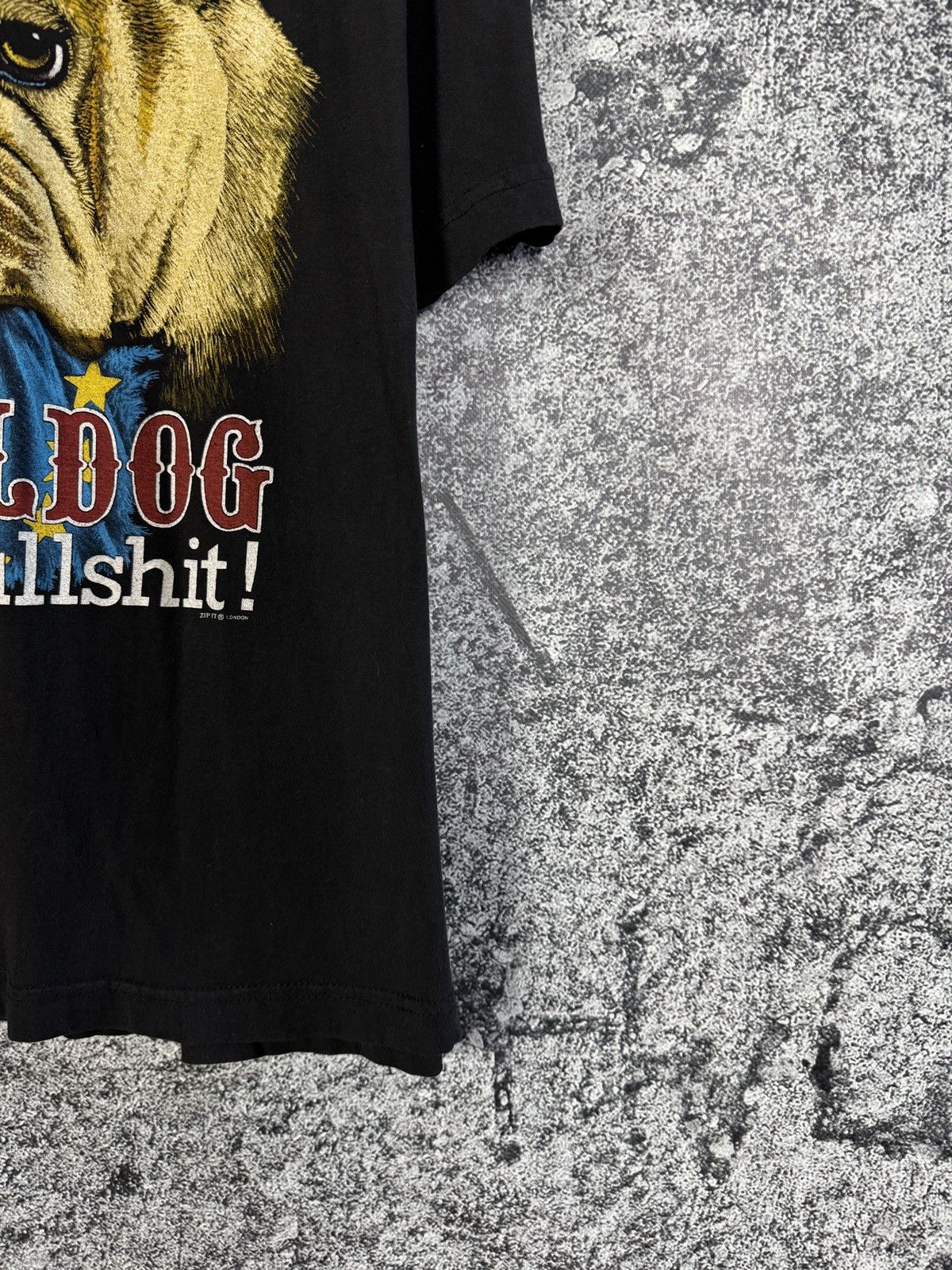 Band Tees × Vintage Men’s Rebel Bulldog Vintage T-Shirt No Bullshit Size XL Size US XL / EU 56 / 4 - 5 Thumbnail