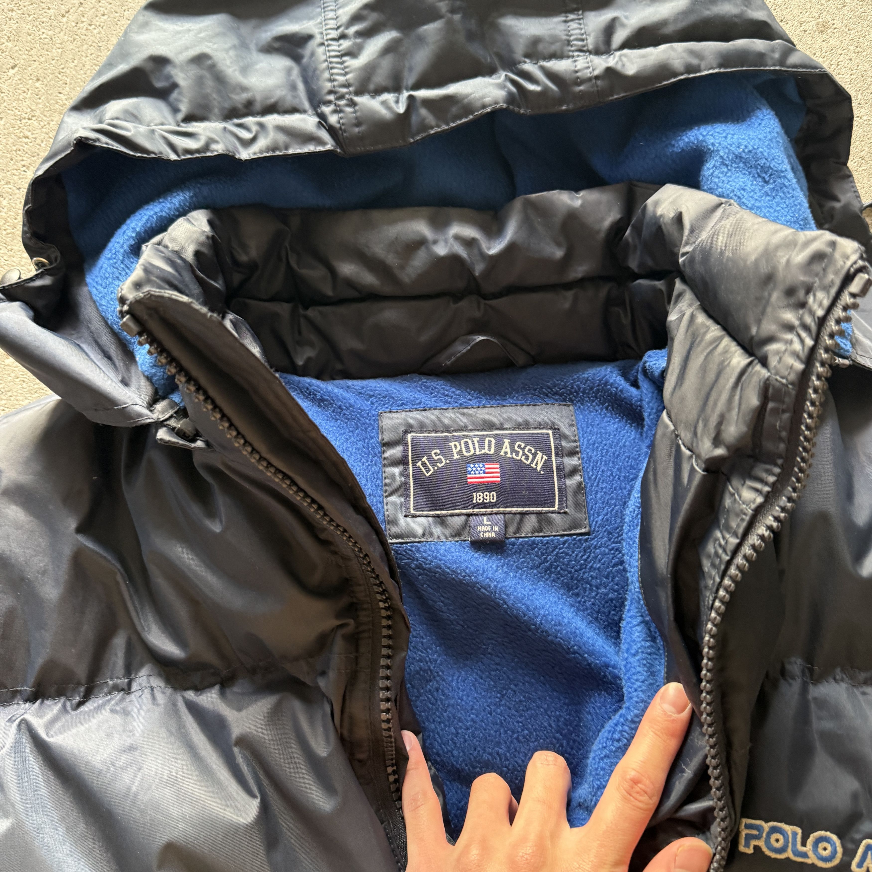 U.S. Polo Assn. vintage us polo assn blue insulated puffer jacket Size US M / EU 48-50 / 2 - 5 Thumbnail