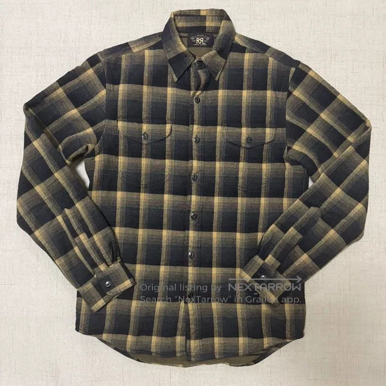 RRL Ralph Lauren RRL Ralph Lauren Old style super thick shirt Size US S / EU 44-46 / 1 - 1 Thumbnail