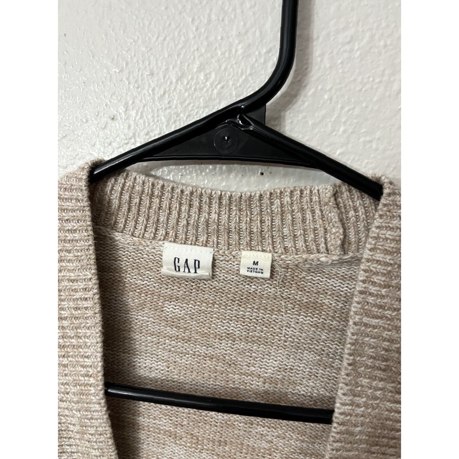 Gap Gap Cardigan Sweater Women M Brown Open Front Short Sleeve 90s City Retro Casual Pockets Womens Size M / US 6-8 / IT 42-44 - 2 Thumbnail
