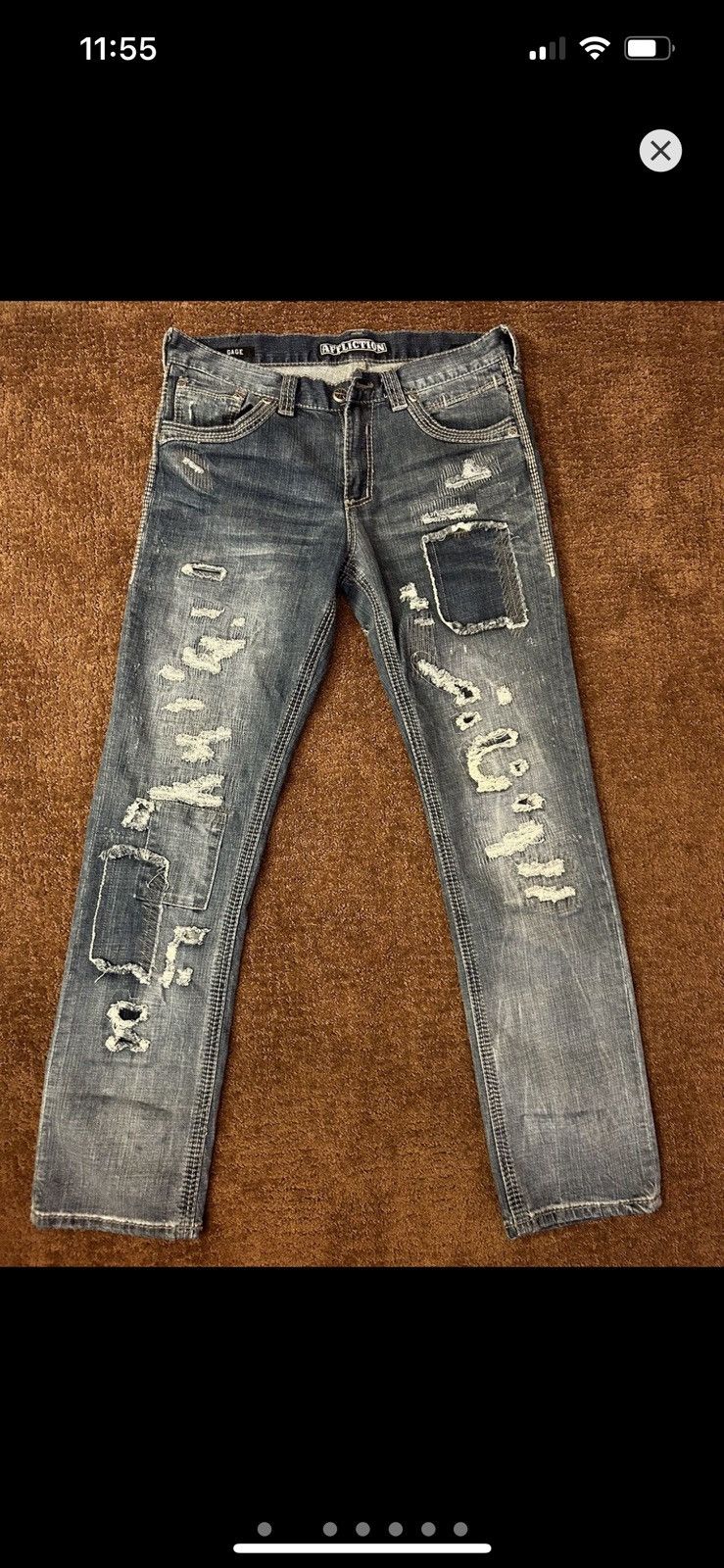 Affliction affliction jeans Size US 33 - 2 Thumbnail