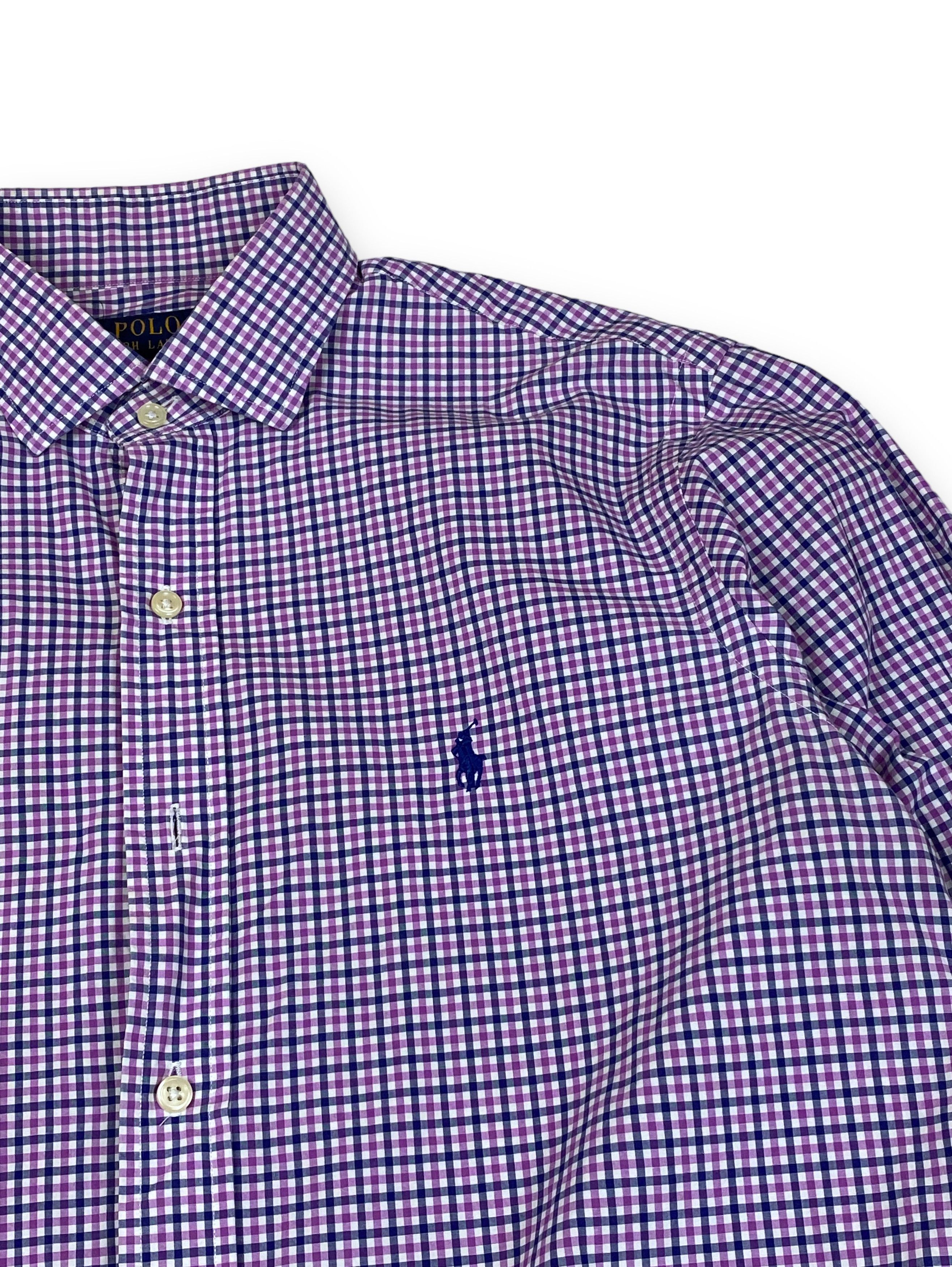 Ralph Lauren Vintage RALPH LAUREN Checked Purple Button Up Shirt M692 Size US M / EU 48-50 / 2 - 5 Thumbnail