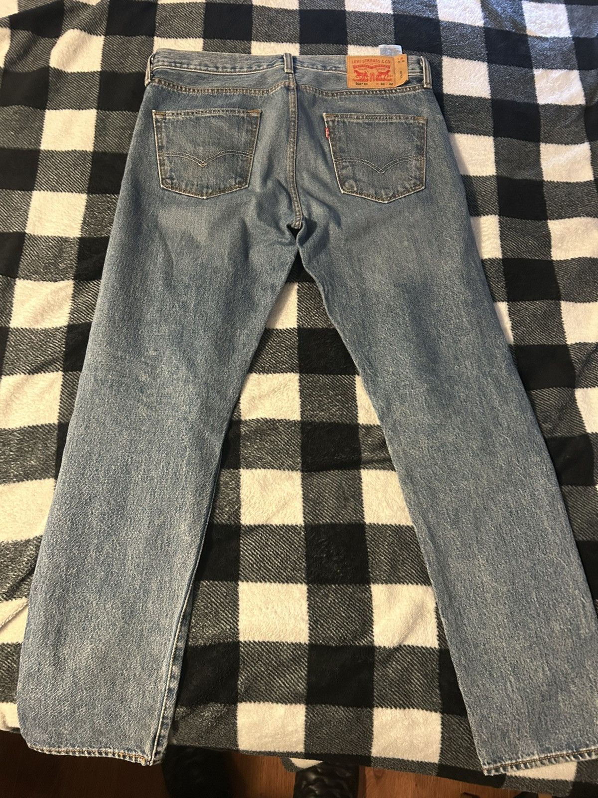 Levi's Levi’s 501CT Light Wash Denim Size US 33 - 5 Thumbnail