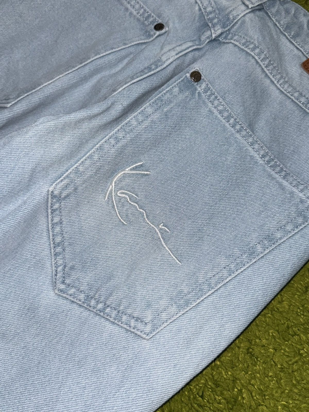 Karl Kani Karl Kani knit logo Y2K style jeans denim Size 27" / US 4 / IT 40 - 3 Thumbnail