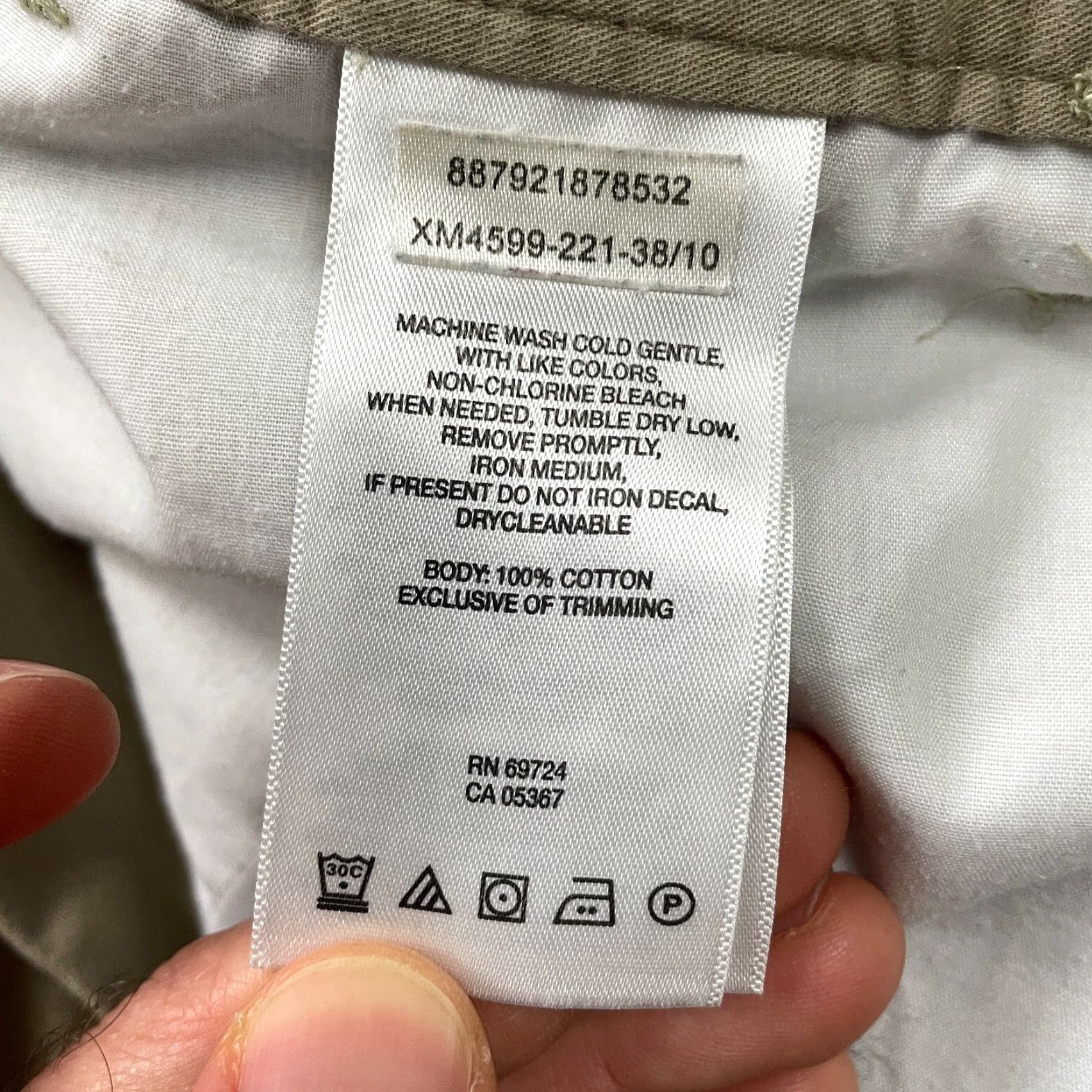 Vintage Columbia Shorts Mens Cargo Khaki Brown Flat Front Pocket Cotton Outdoor 39x10 Size US 39 - 5 Thumbnail