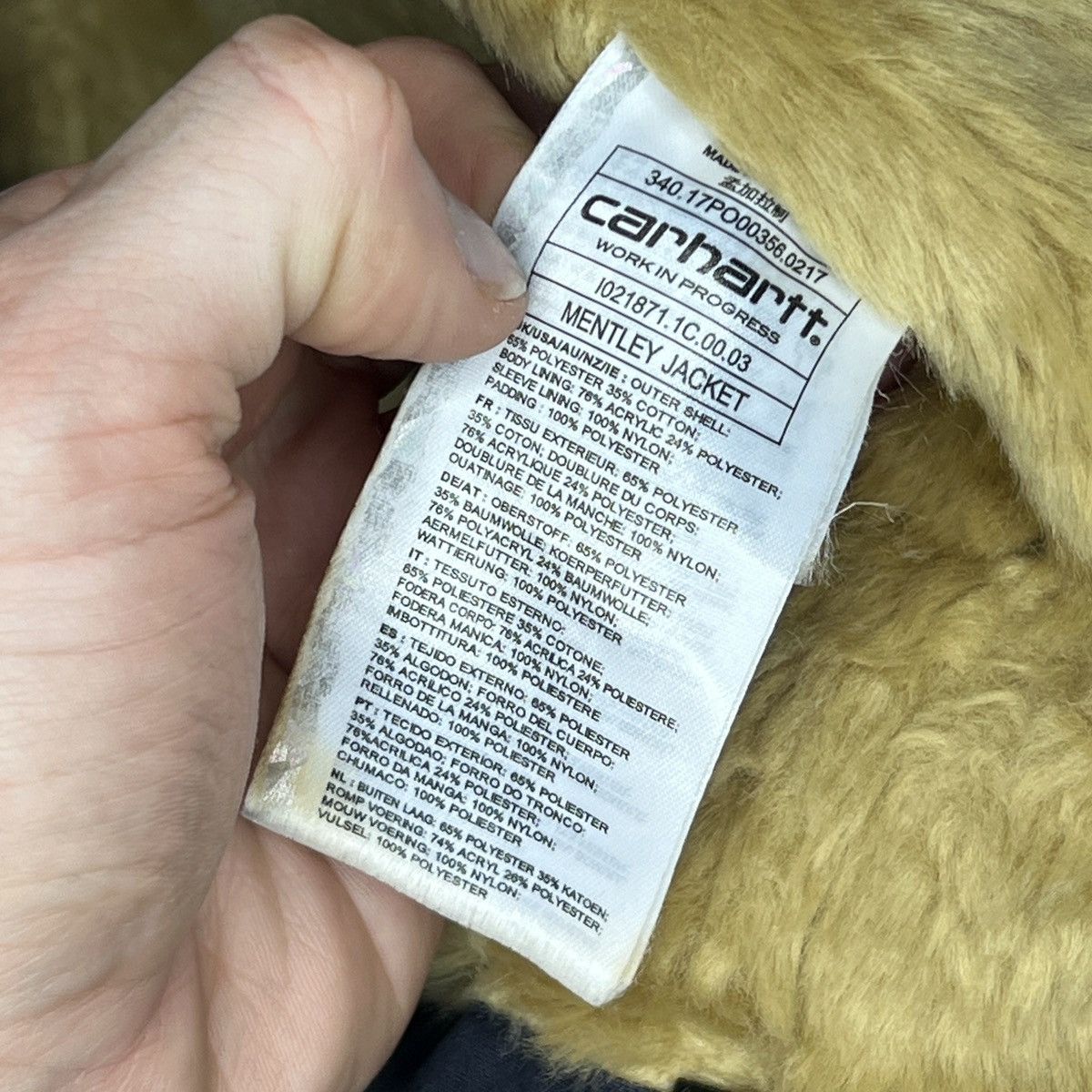 Carhartt × Carhartt Wip × Vintage Carhartt WIP Mentley Winter Parka Fur Coat Vintage Navy Size US M / EU 48-50 / 2 - 12 Thumbnail