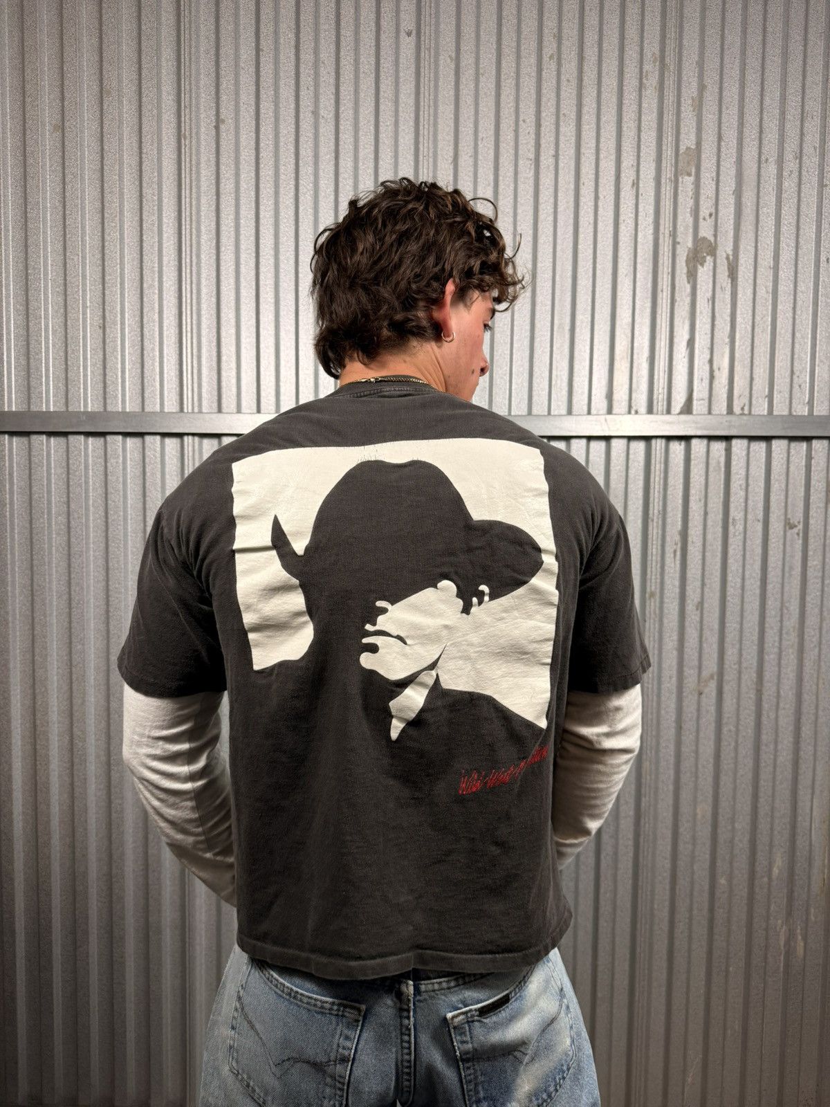 Marlboro Vintage 70s Sun Faded Malboro Cowboy Single Stitch Tee Shirt Size US M / EU 48-50 / 2 - 1 Thumbnail