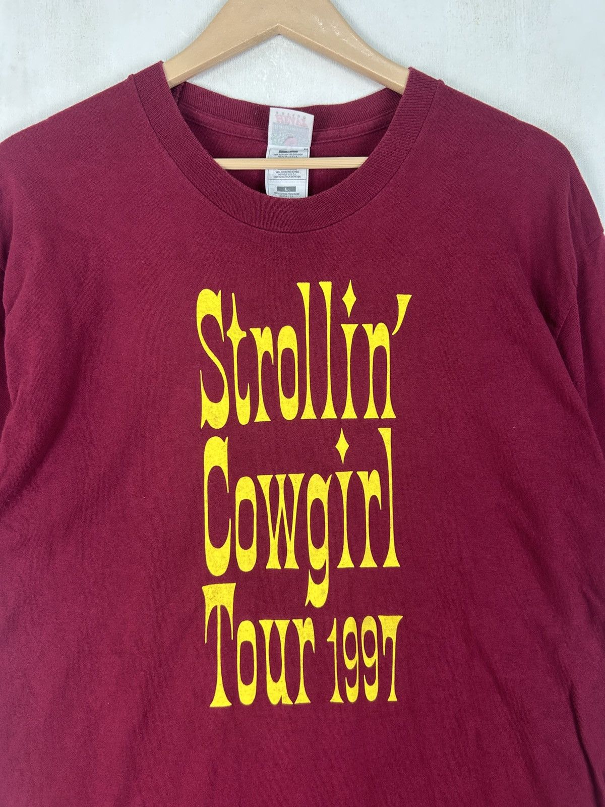 Band Tees × Vintage Vintage 90s Yumi Matsutoya ,Strollin’ Cowgirl /Jpn Queen Pop Size US L / EU 52-54 / 3 - 5 Thumbnail
