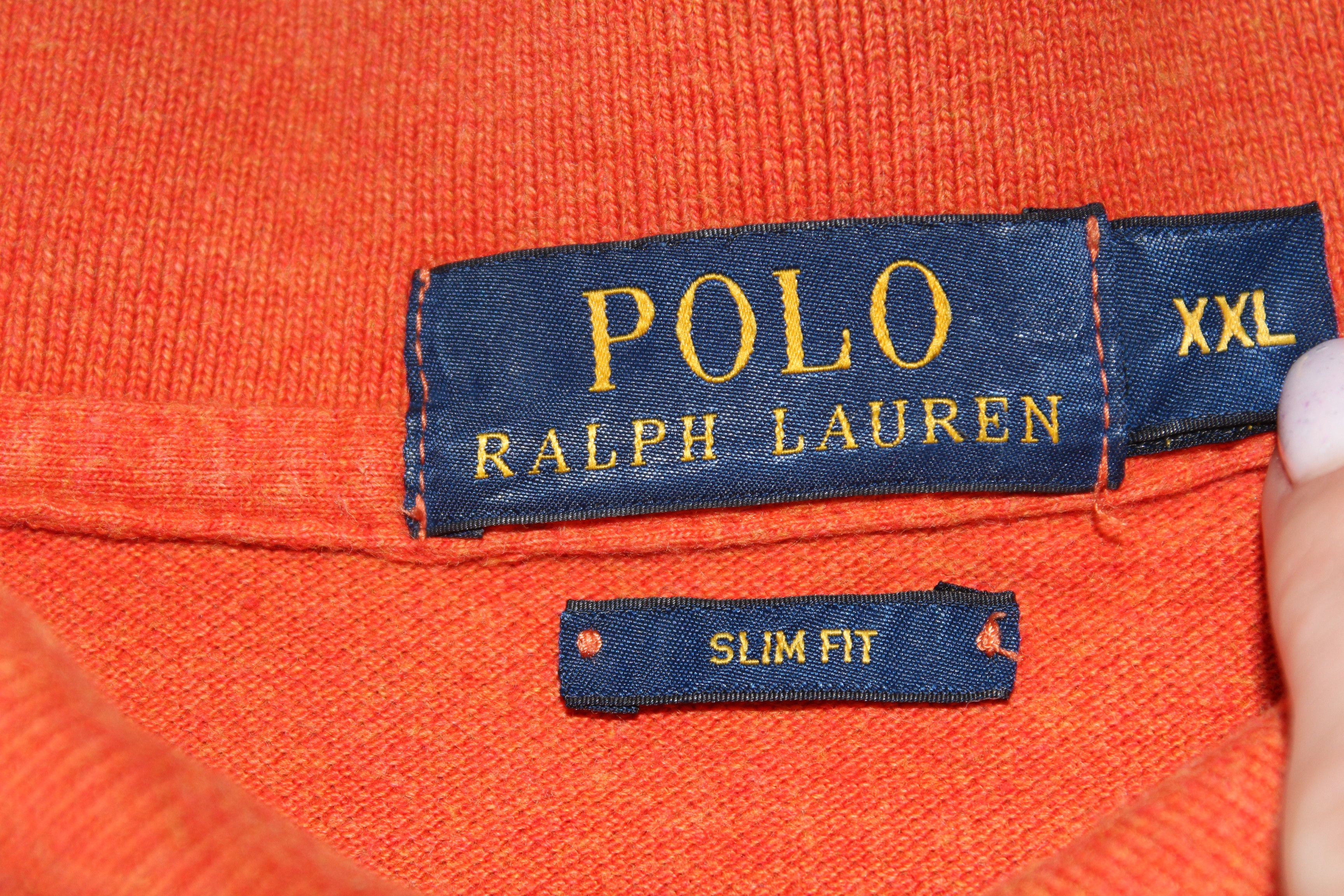 Polo Ralph Lauren RALPH LAUREN Long Sleeve Orange Shirt Top Size 2XL Size US XXL / EU 58 / 5 - 8 Thumbnail