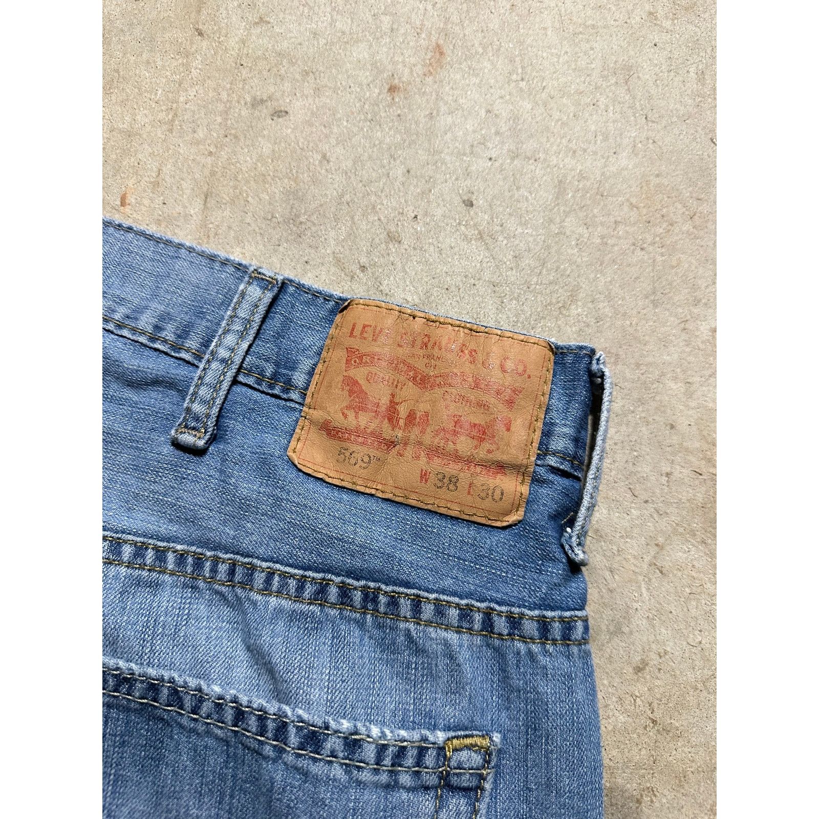Levi's × Vintage Vintage Levis 569 Straight Loose Fit Relaxed Denim Jeans 38 Size US 38 / EU 54 - 5 Thumbnail