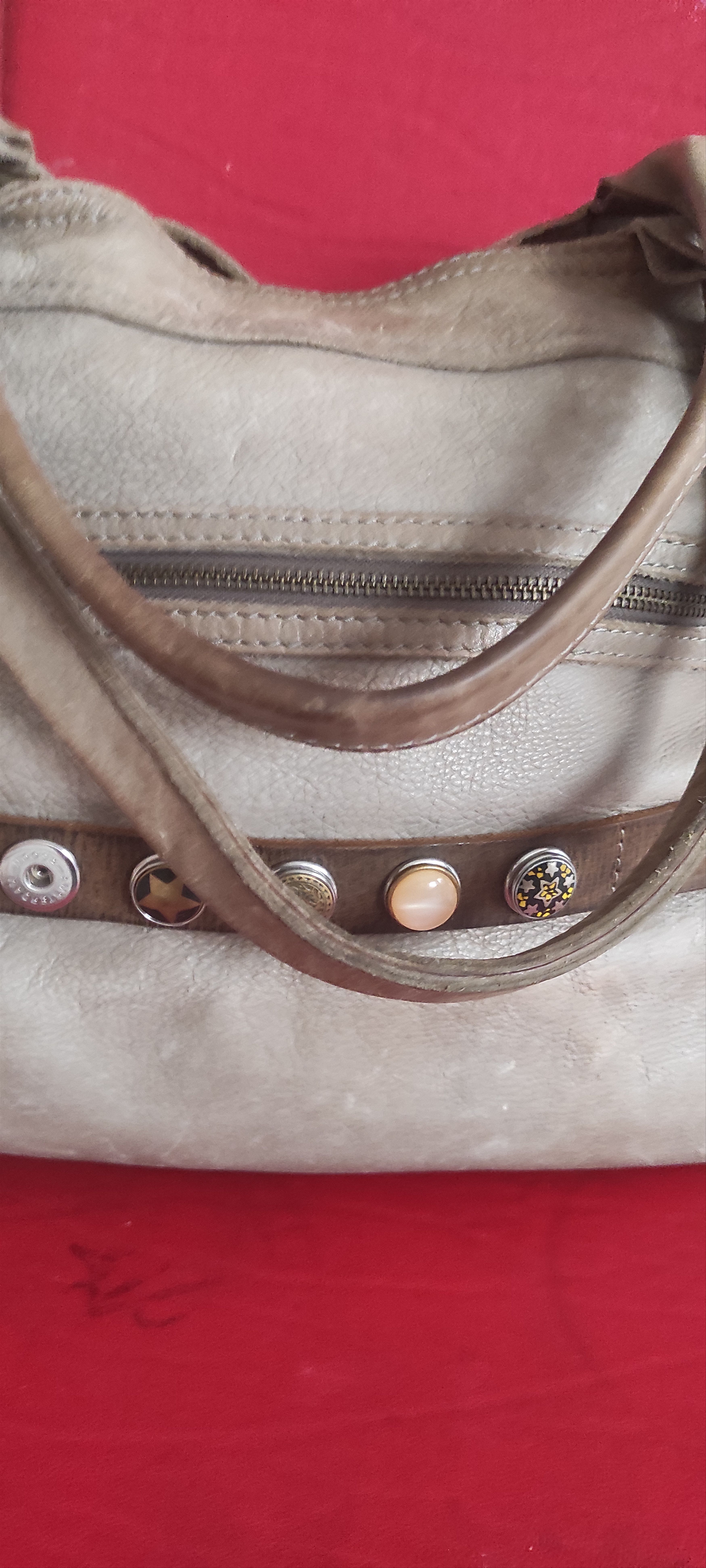 Genuine Leather Noosa Amsterdam Cow Leather Classic Shopper Handbag Size ONE SIZE - 11 Thumbnail